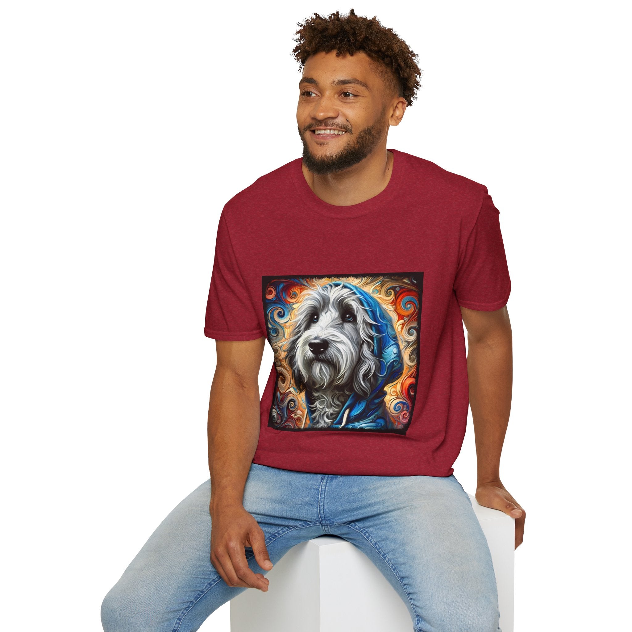 Sheepadoodle Urban Swirl | Unisex Dog T-Shirt