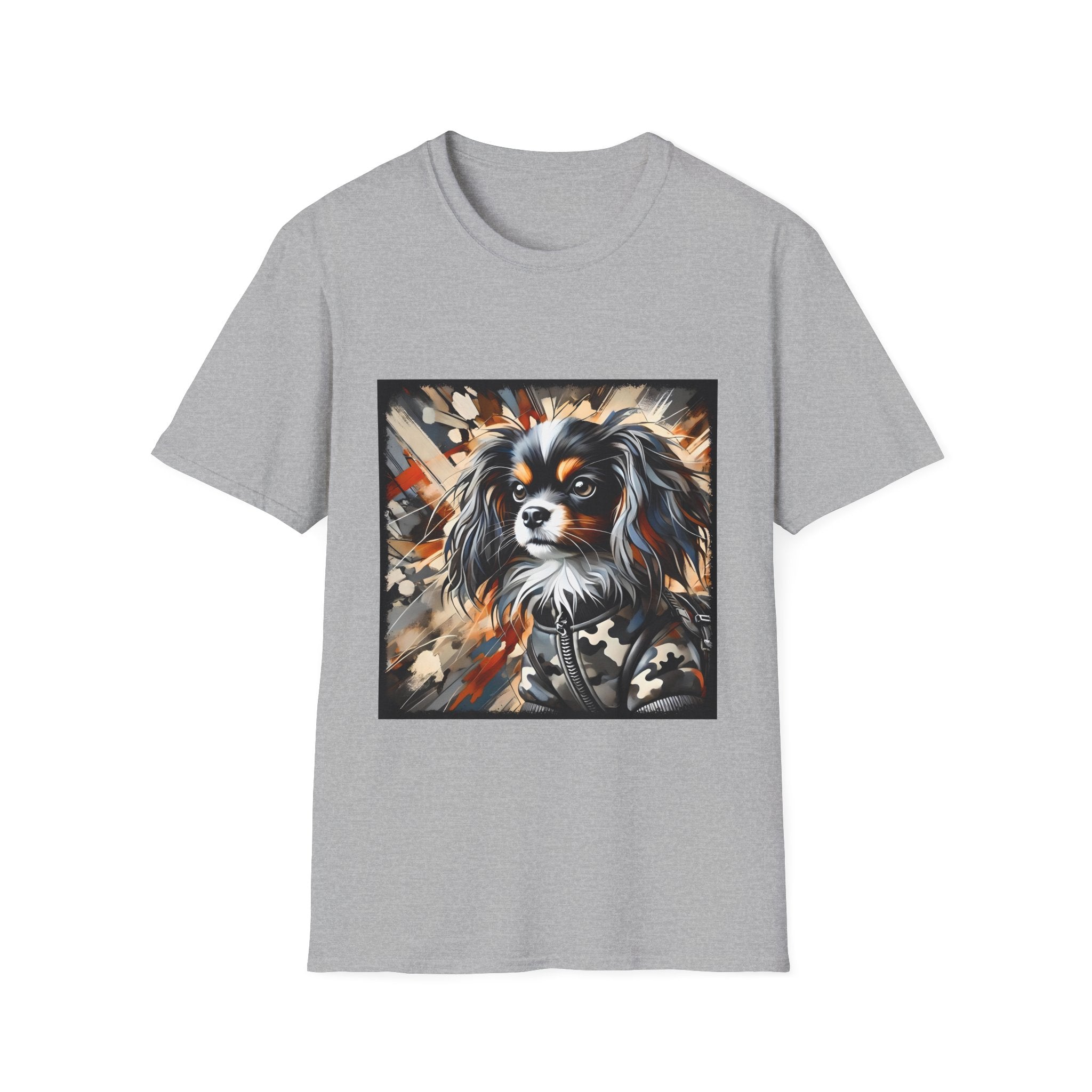 Cavalier King Charles Spaniel Bold Camo Classic | Unisex Dog T-Shirt