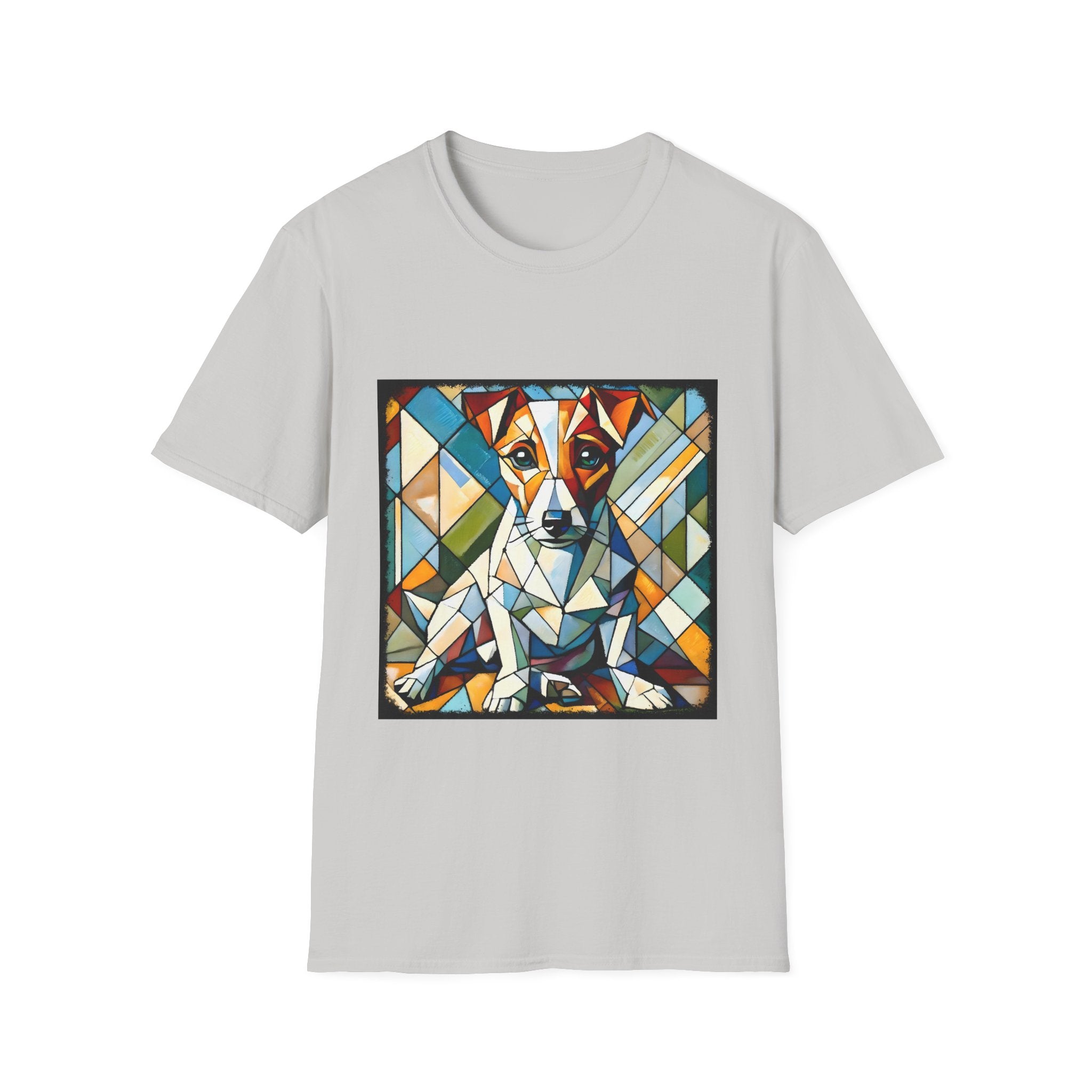 Jack Russell Terrier Bold Geometric | Unisex Dog T-Shirt