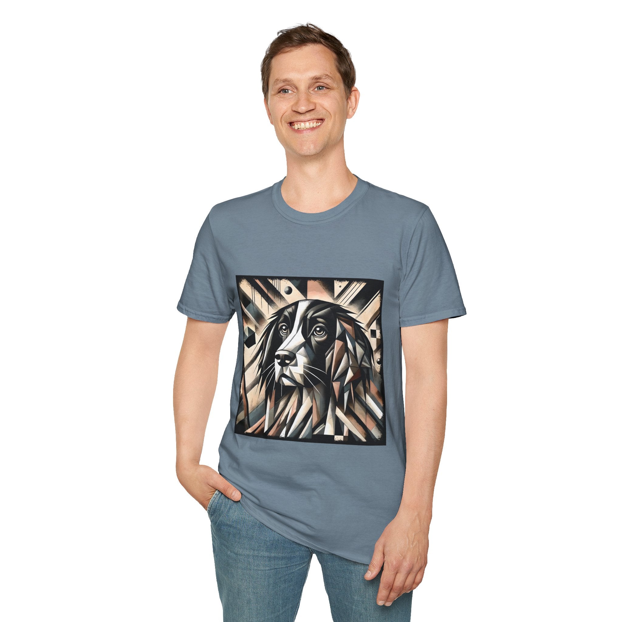 English Springer Spaniel Bold Geometric | Unisex Dog T-Shirt