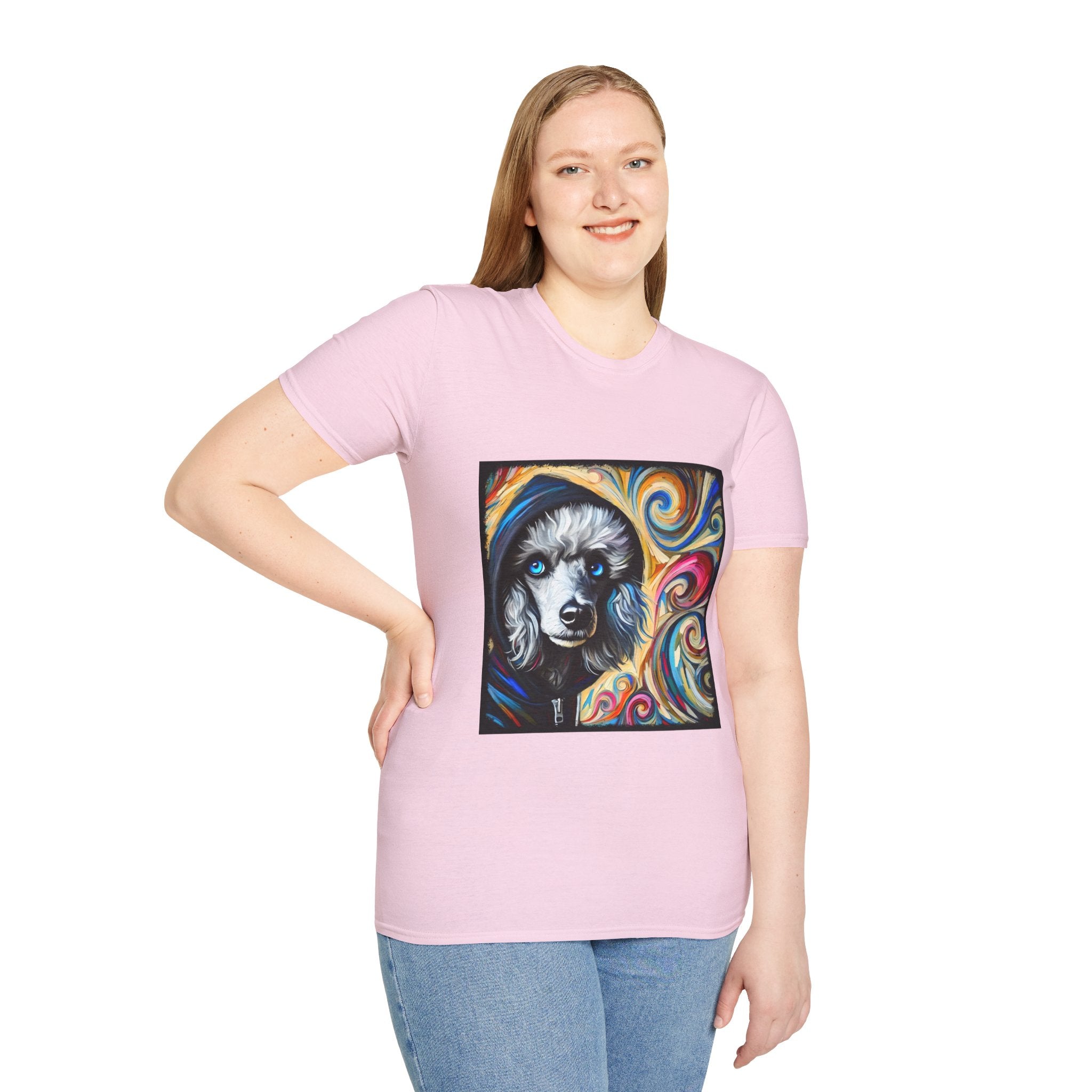 Poodle Relaxed Swirl | Unisex Dog T-Shirt