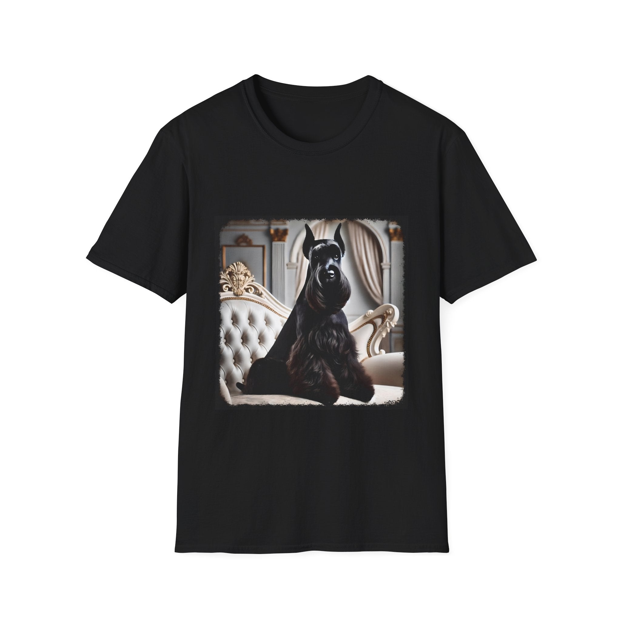 Schnauzer Posh Pose | Unisex Dog T-Shirt