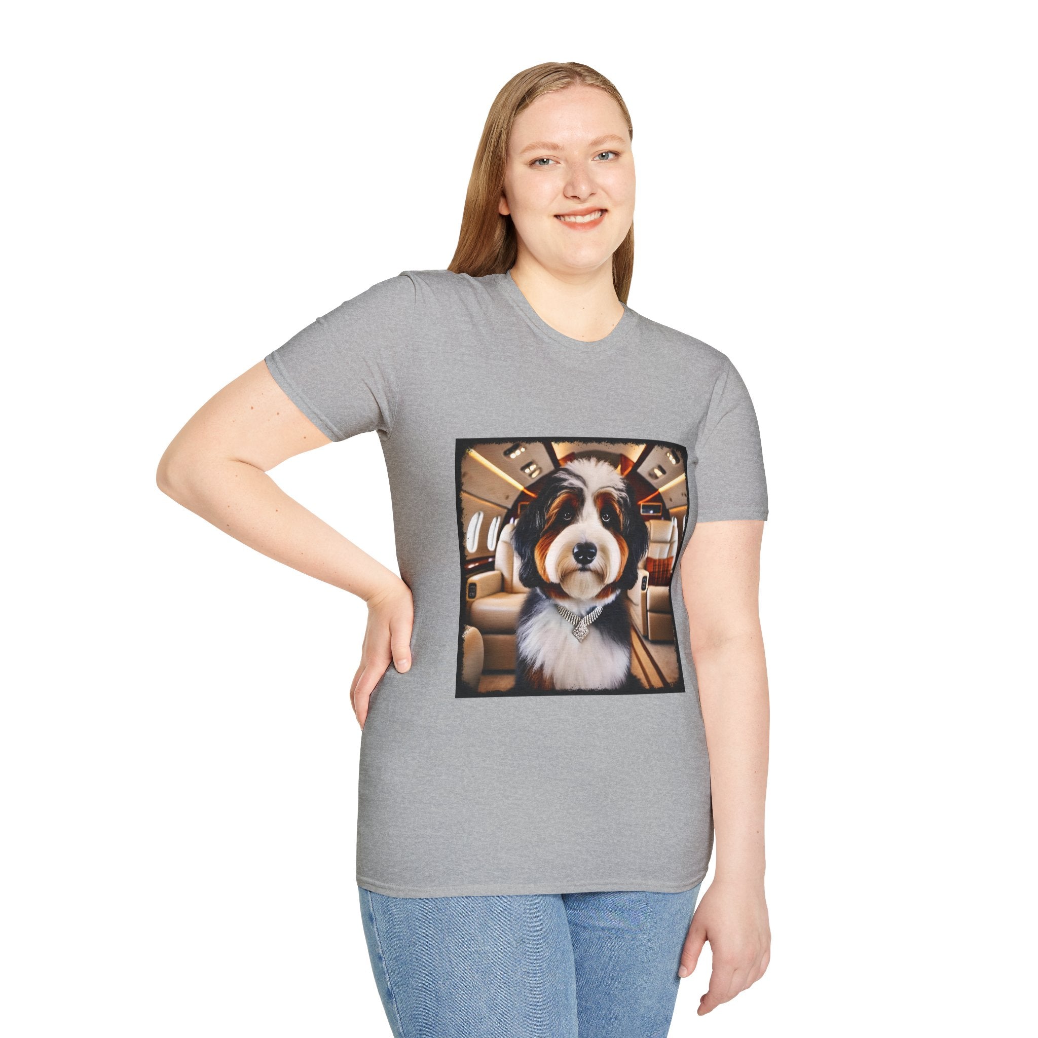 Bernedoodle Jet Setter | Unisex Dog T-Shirt