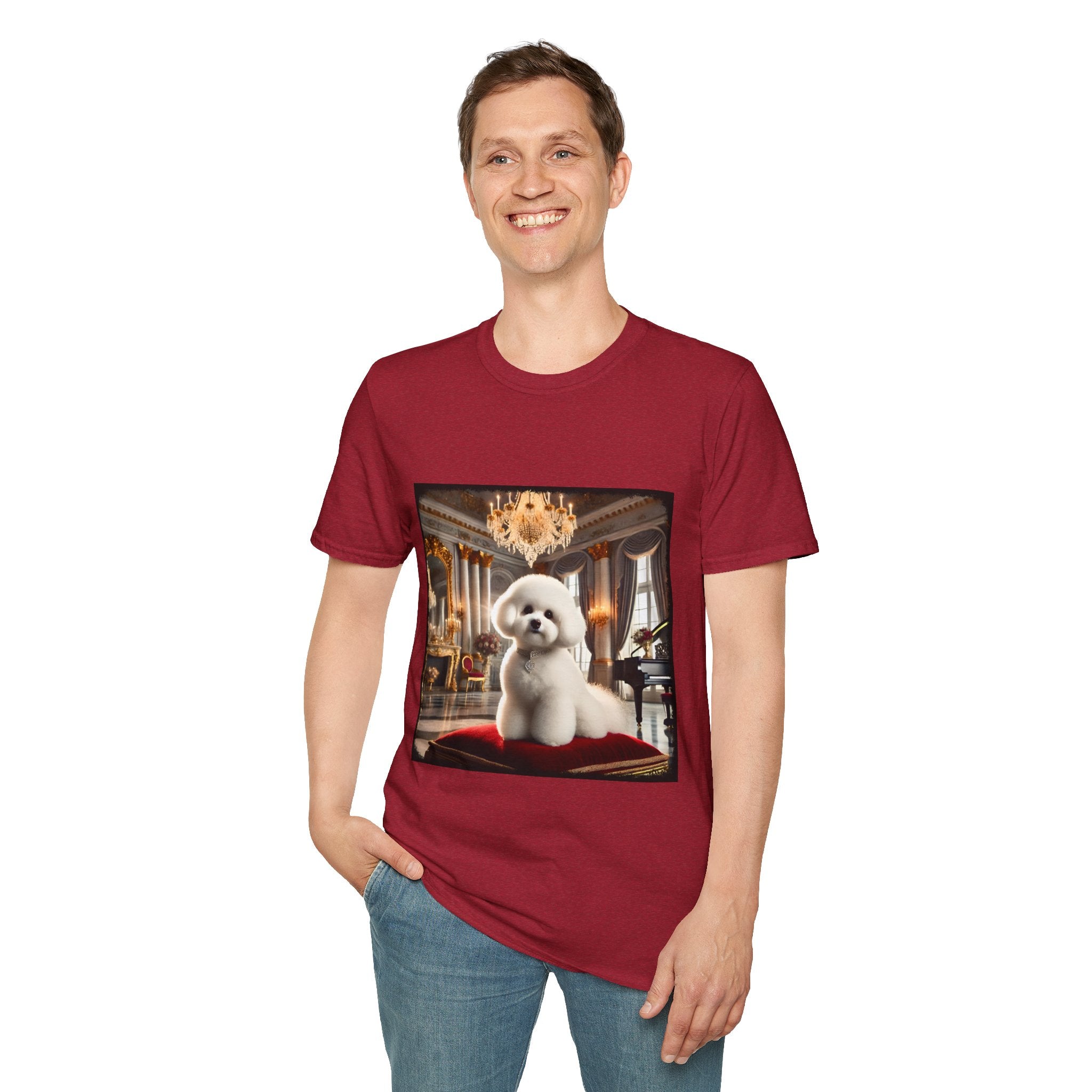 Bichon Frise Billionaire Bark | Unisex Dog T-Shirt