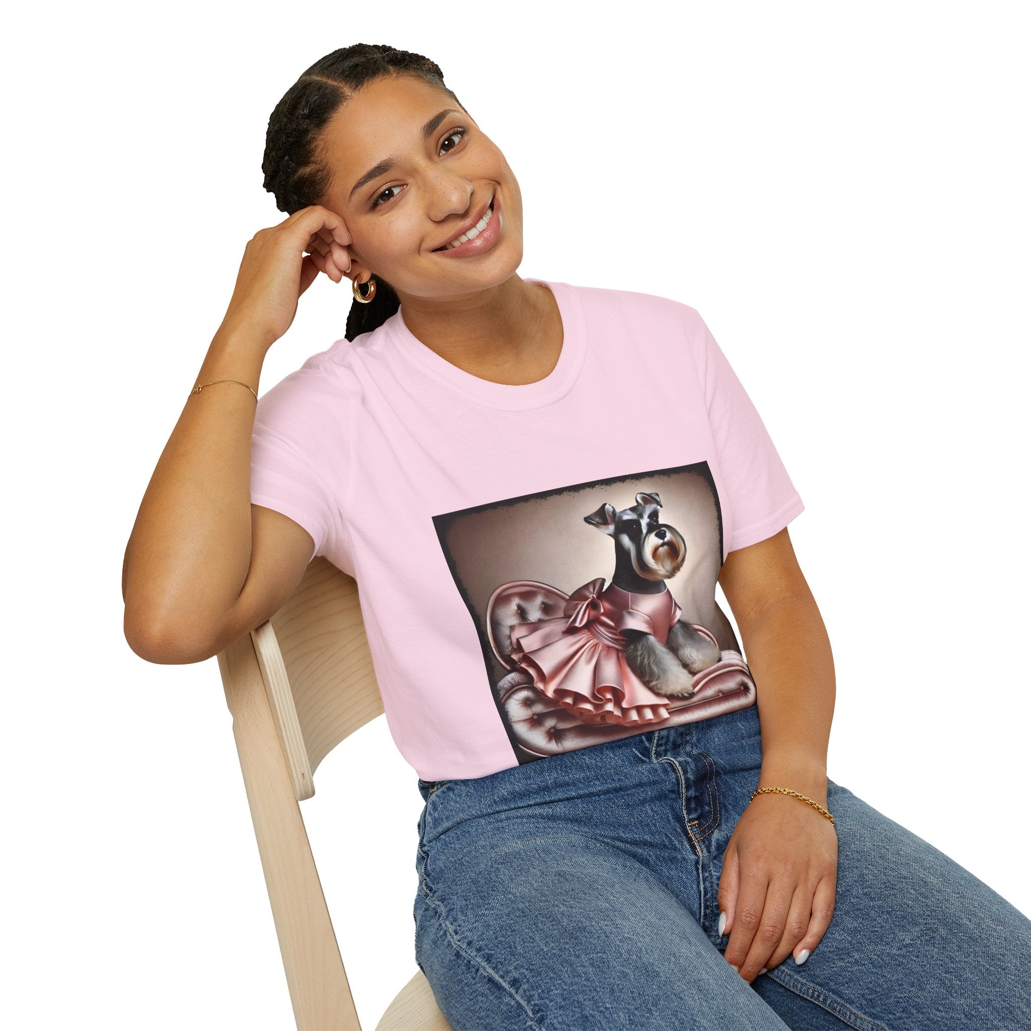 Schnauzer Blush Baby | Unisex Dog T-Shirt