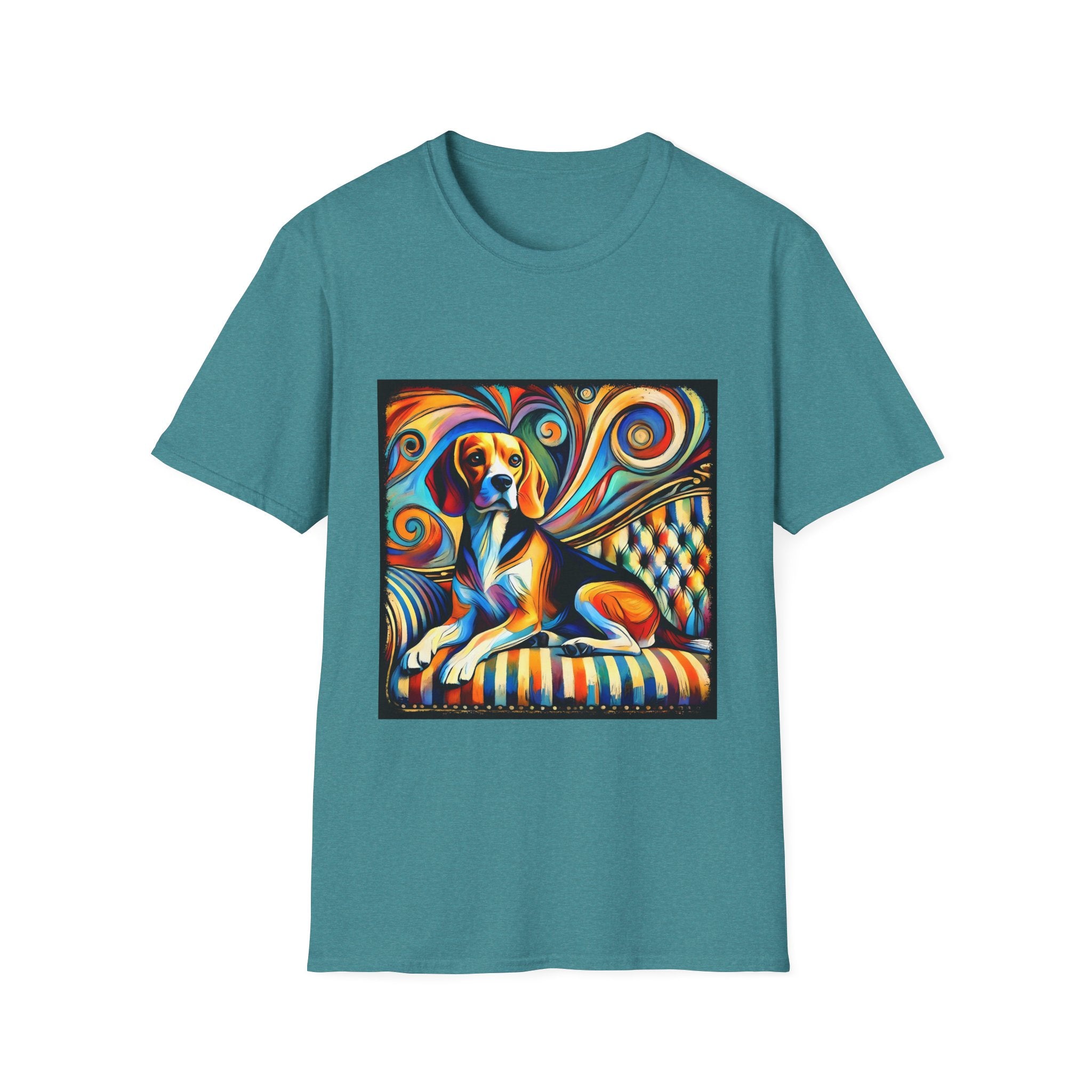 Beagle Vivid Sun Swirl  | Unisex Dog T-Shirt