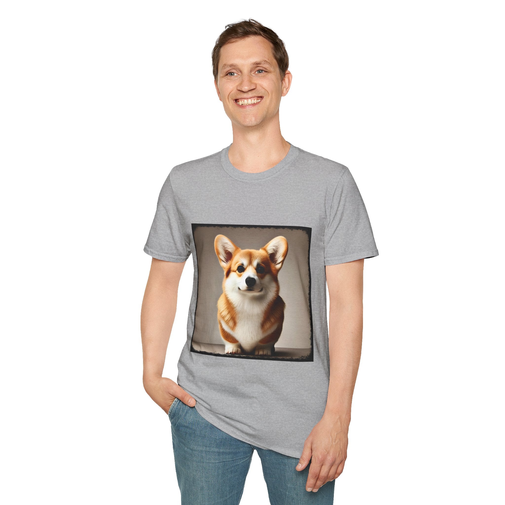 Pembroke Welsh Corgi Poised Pup | Unisex Dog T-Shirt