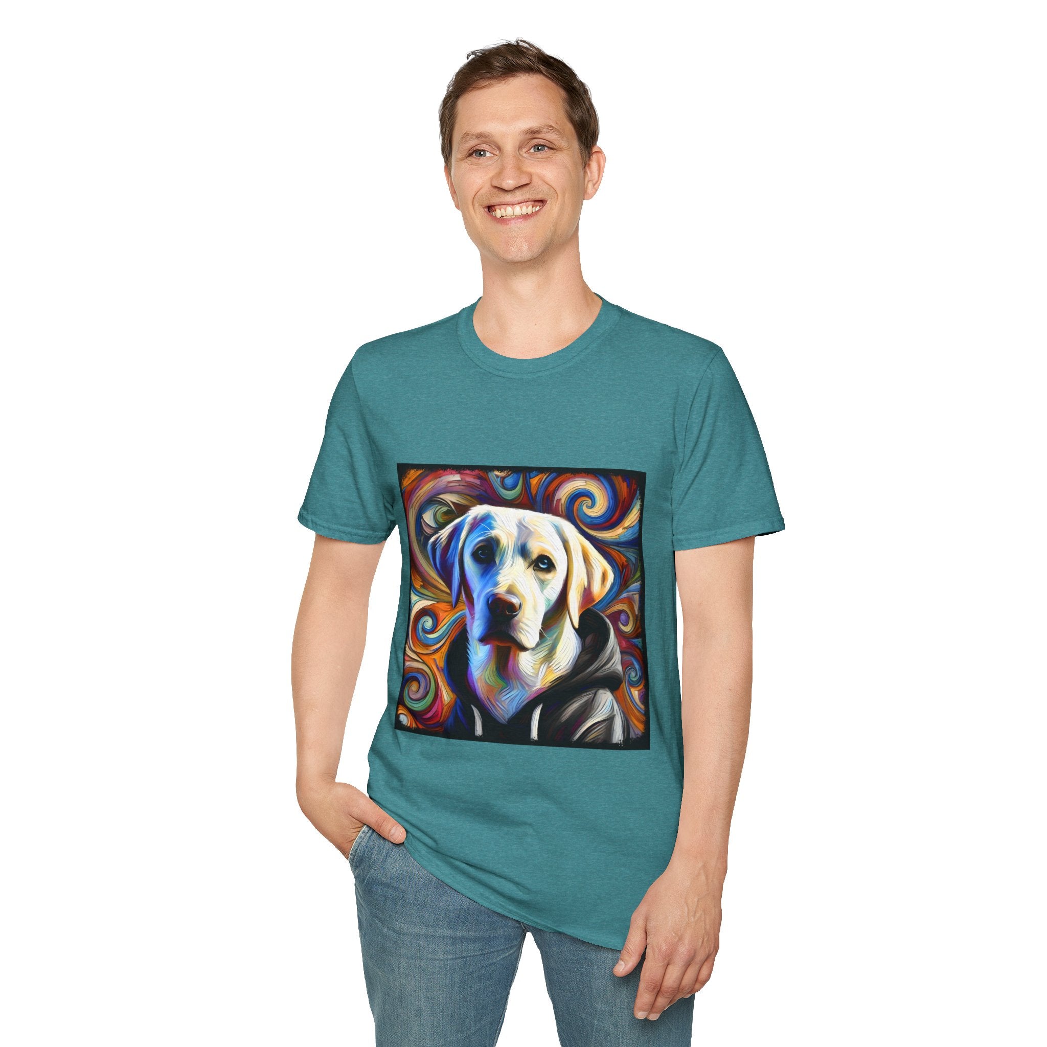 Labrador Retriever Relaxed Swirl | Unisex Dog T-Shirt