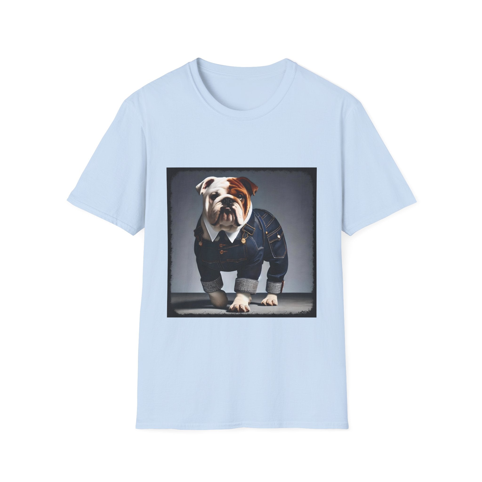 Bulldog Denim Diva | Unisex Dog T-Shirt