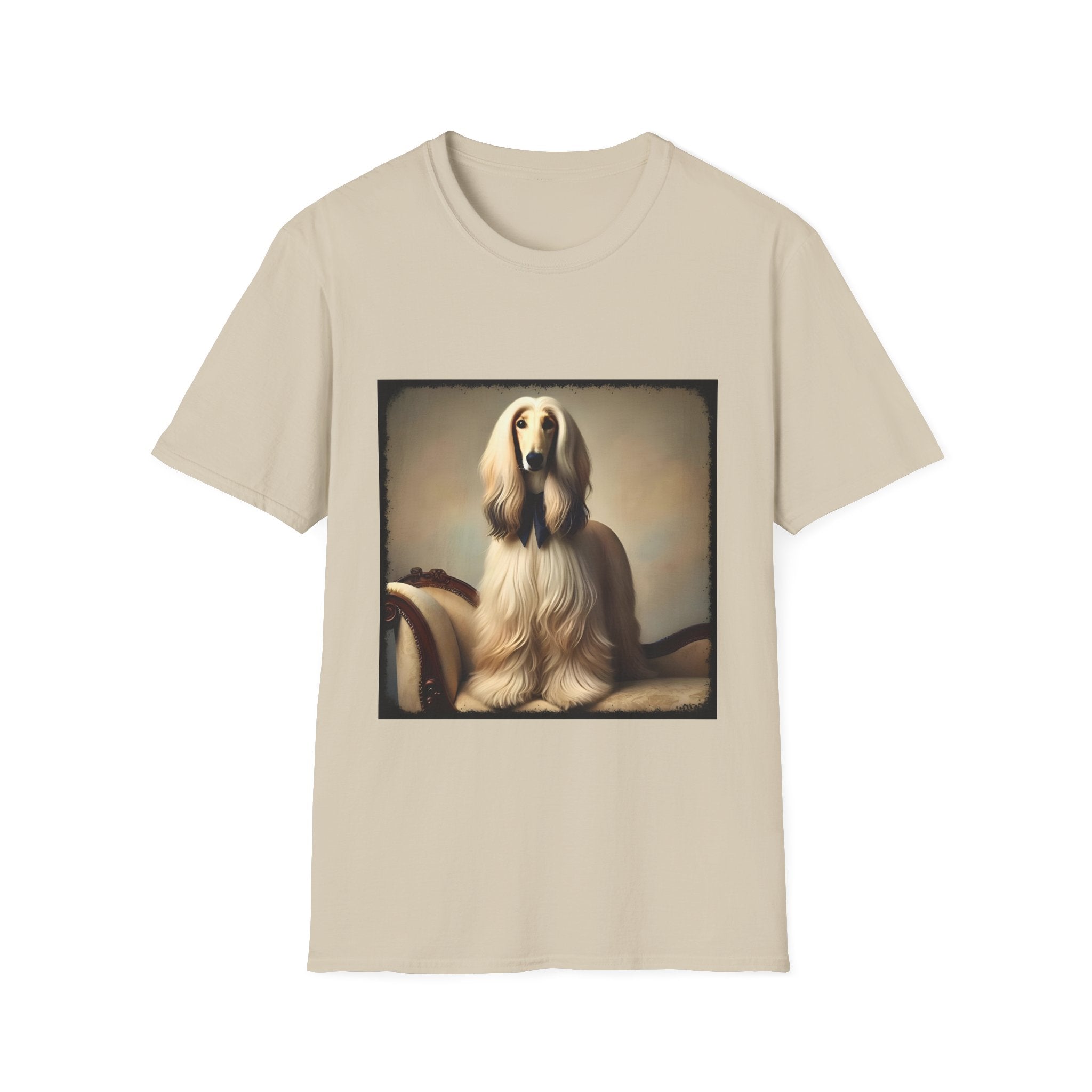 Afghan Hound Posh Portrait | Unisex Dog T-Shirt