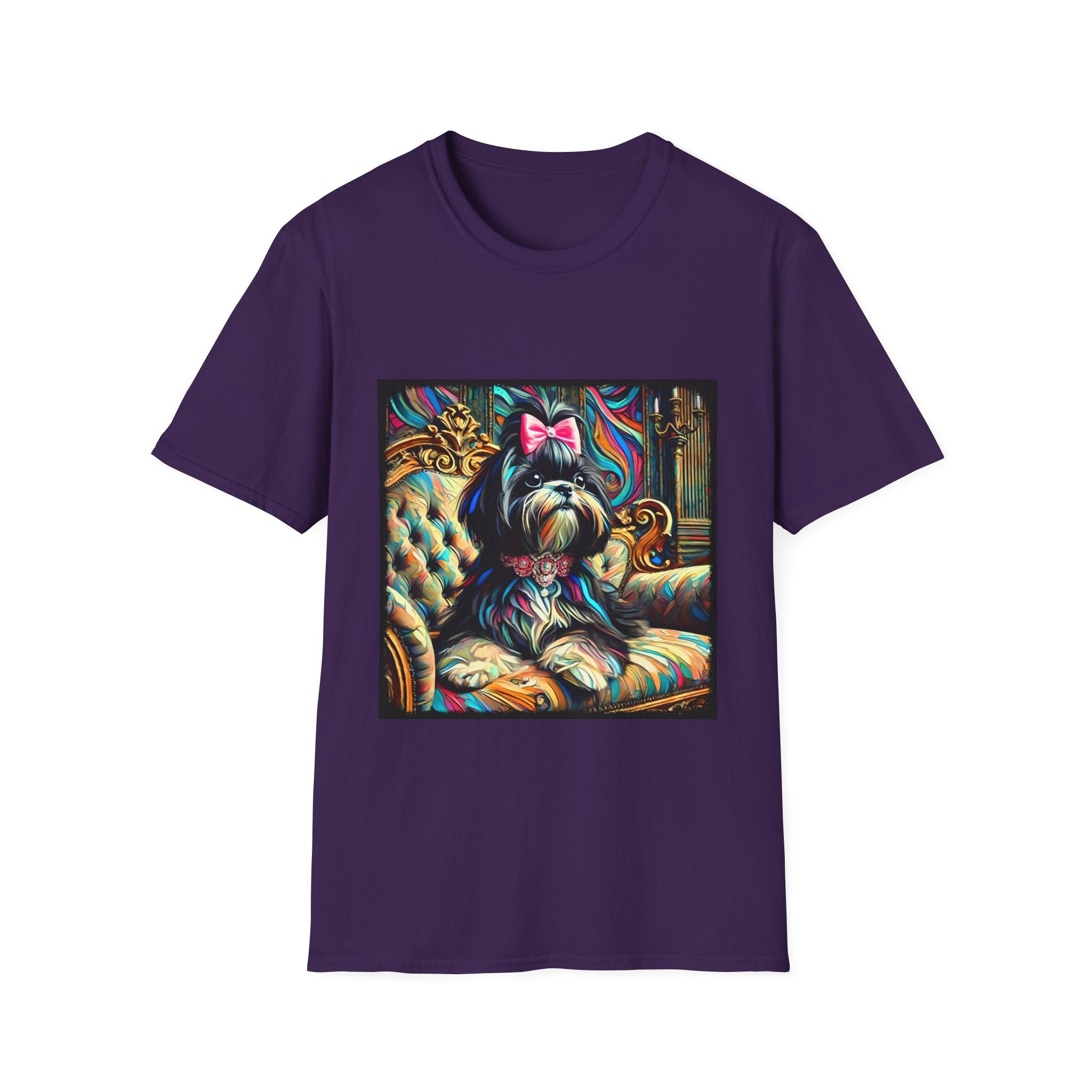 Shih Tzu Pink Bow Classic | Unisex Dog T-Shirt