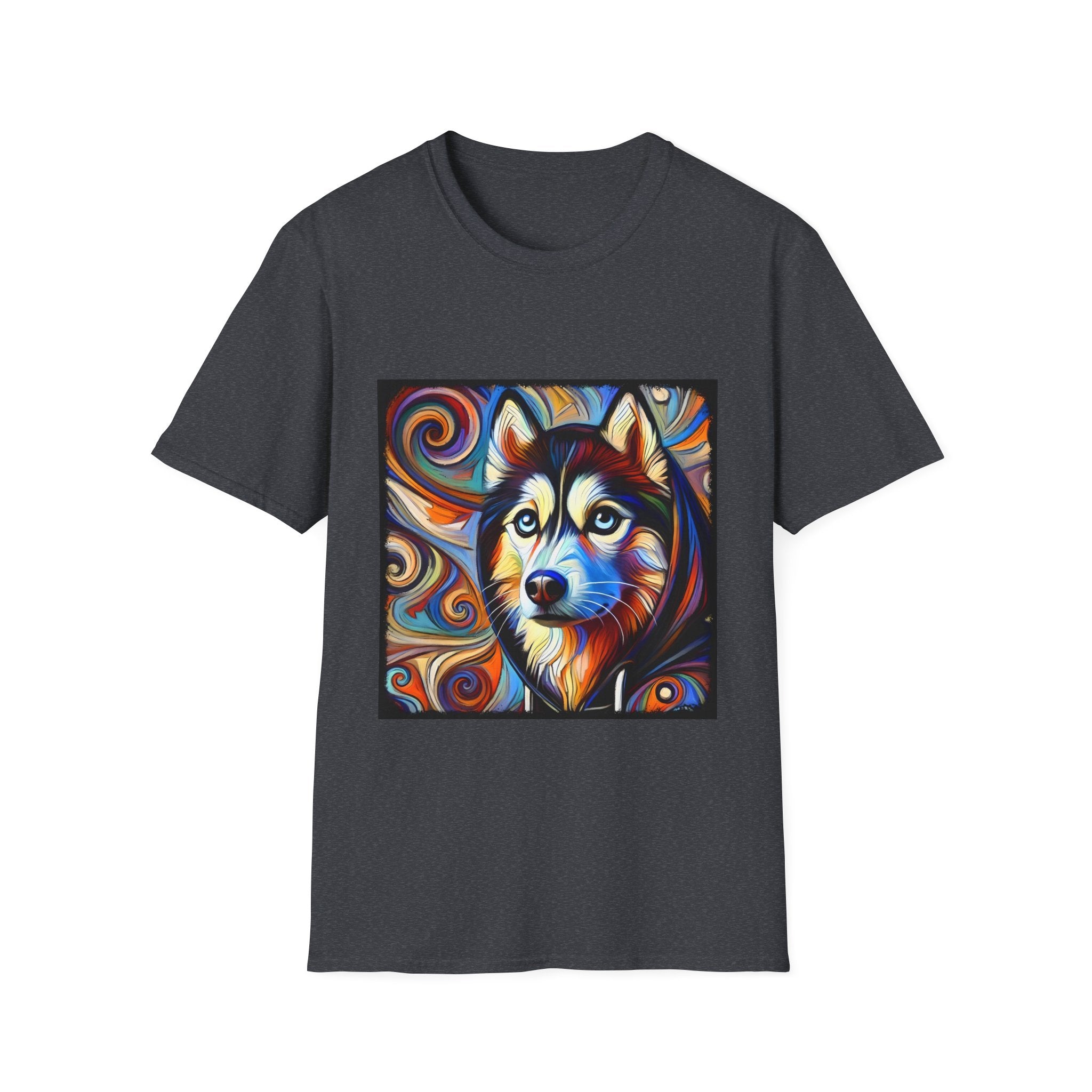 Siberian Husky Relaxed Swirl | Unisex Dog T-Shirt