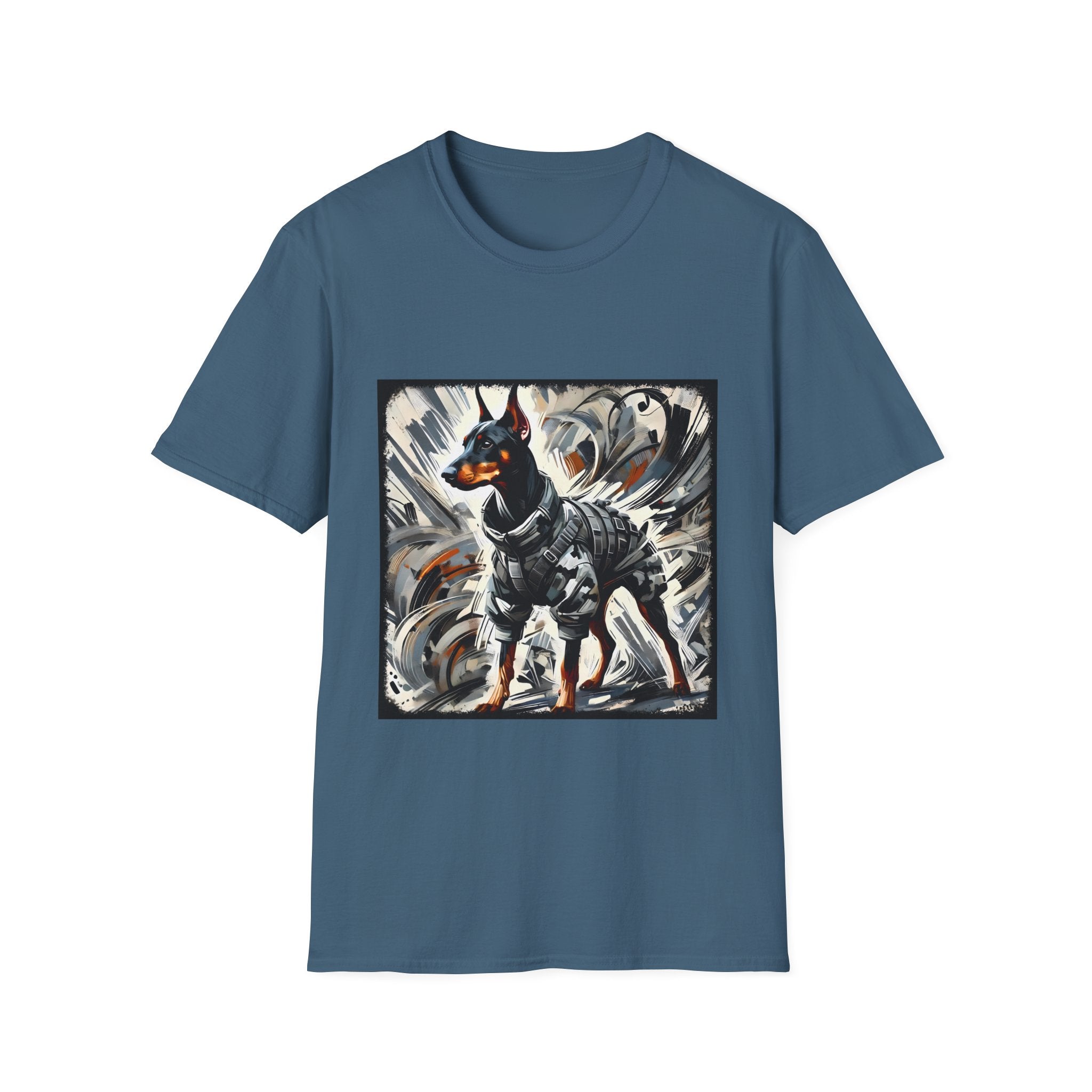 Doberman Pinscher Bold Armor Classic | Unisex Dog T-Shirt