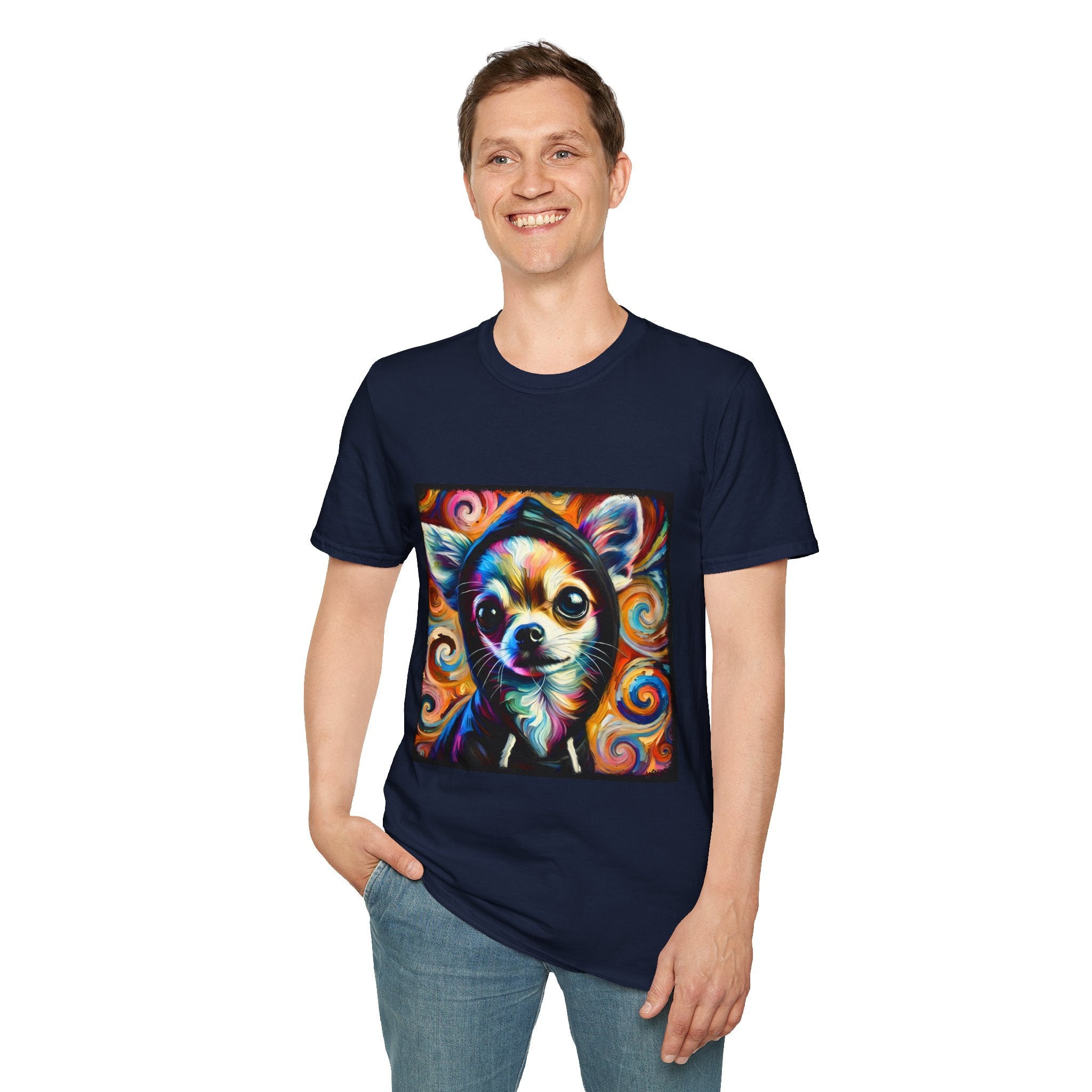 Chihuahua Relaxed Swirl | Unisex Dog T-Shirt