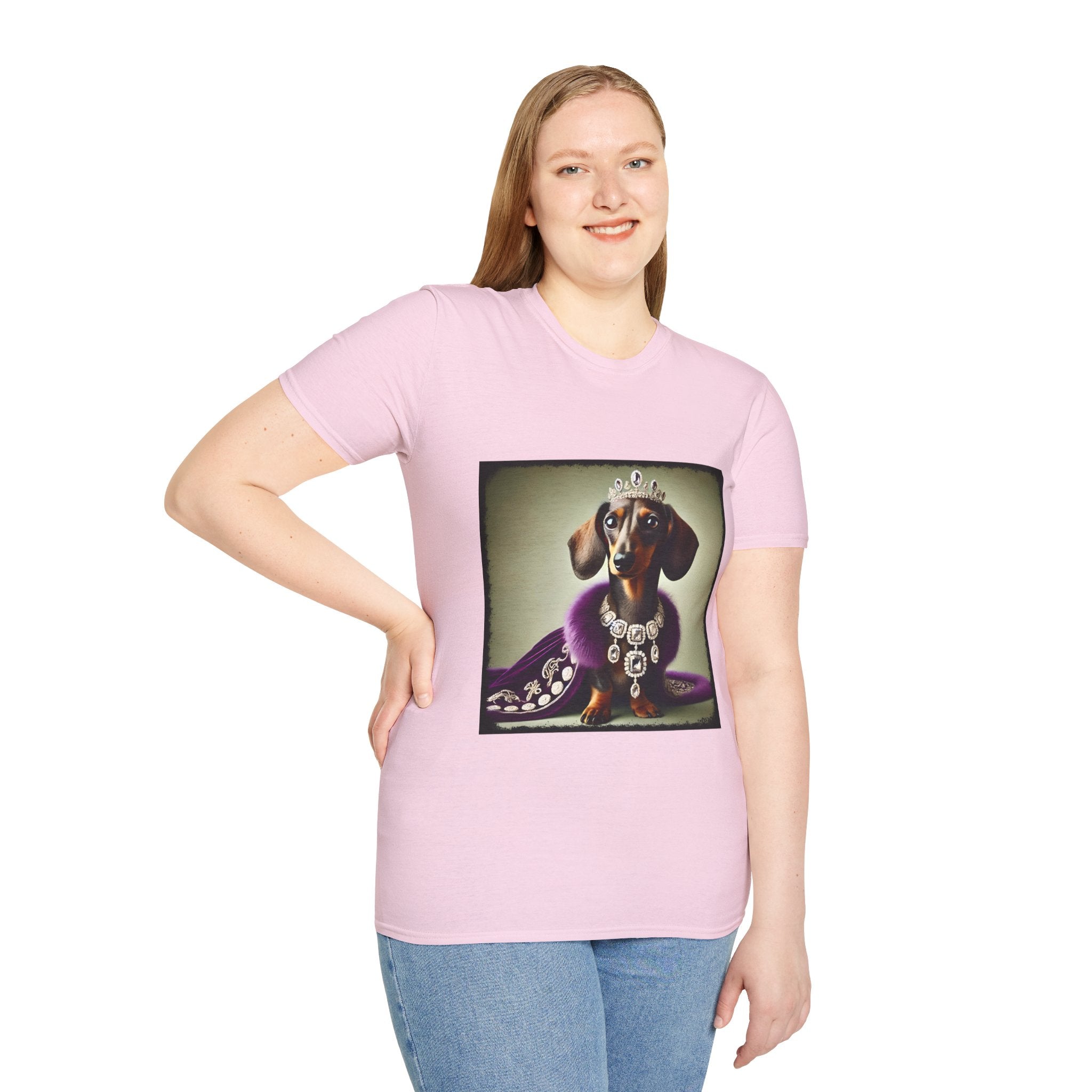 Dachshund Shrinking Violet | Unisex Dog T-Shirt