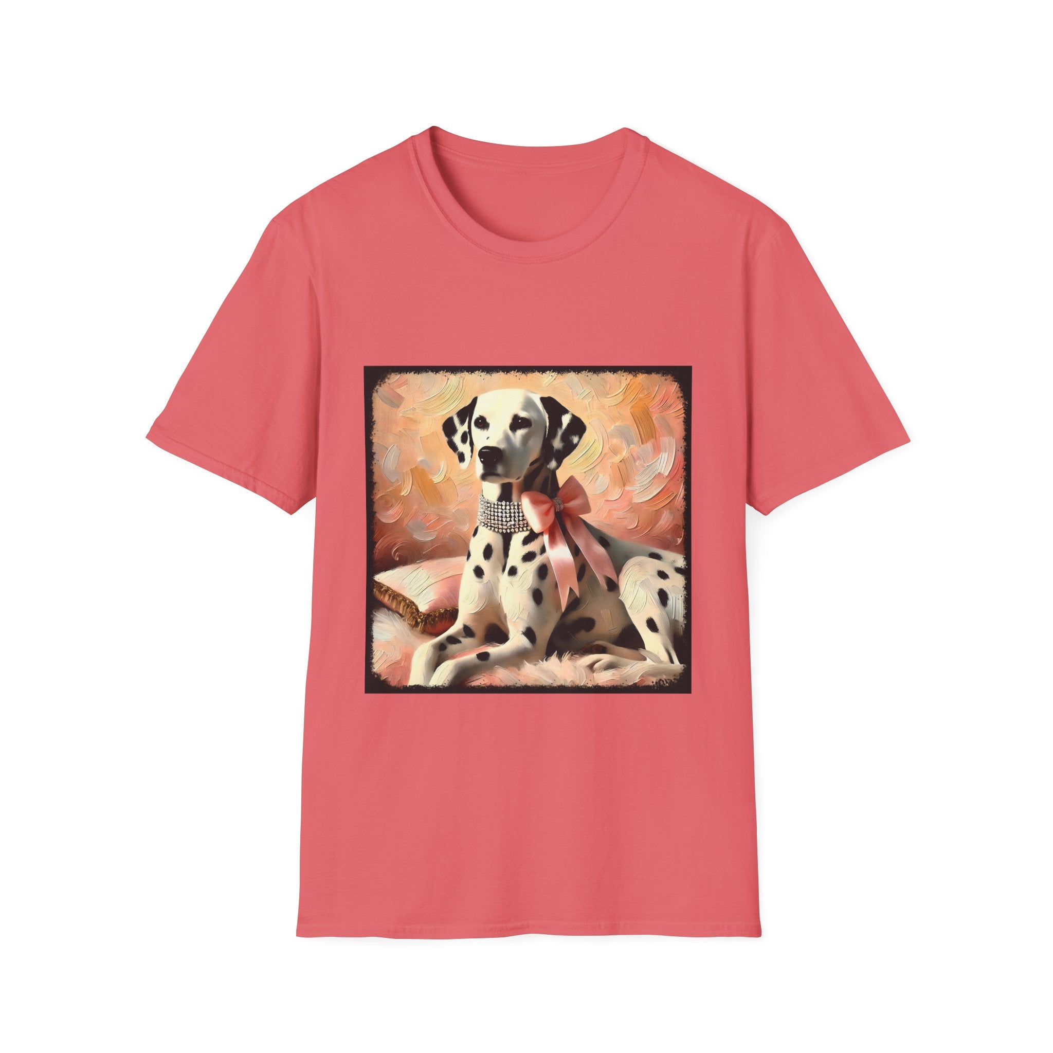 Dalmatian Diamond Bow Classic | Unisex Dog T-Shirt