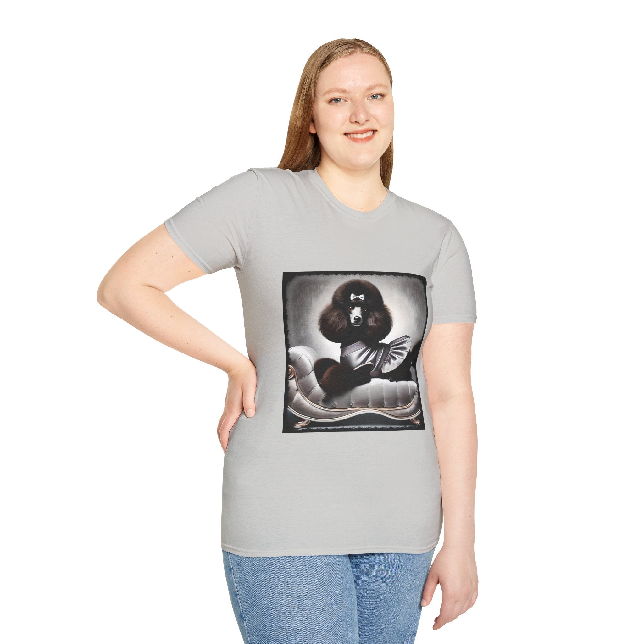 Poodle Silver Seductress | Unisex Dog T-Shirt