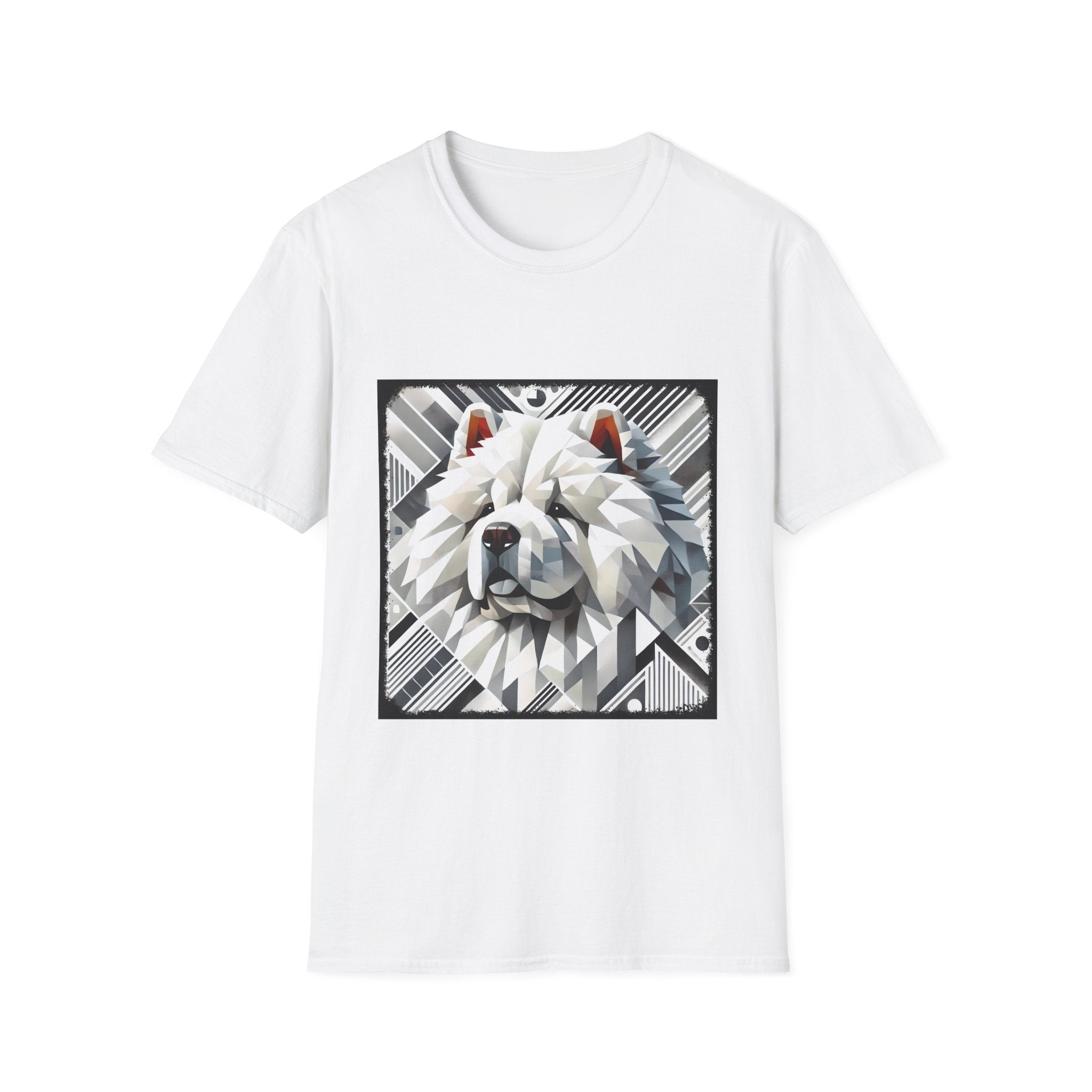 Chow Chow Snow Geometric | Unisex Dog T-Shirt