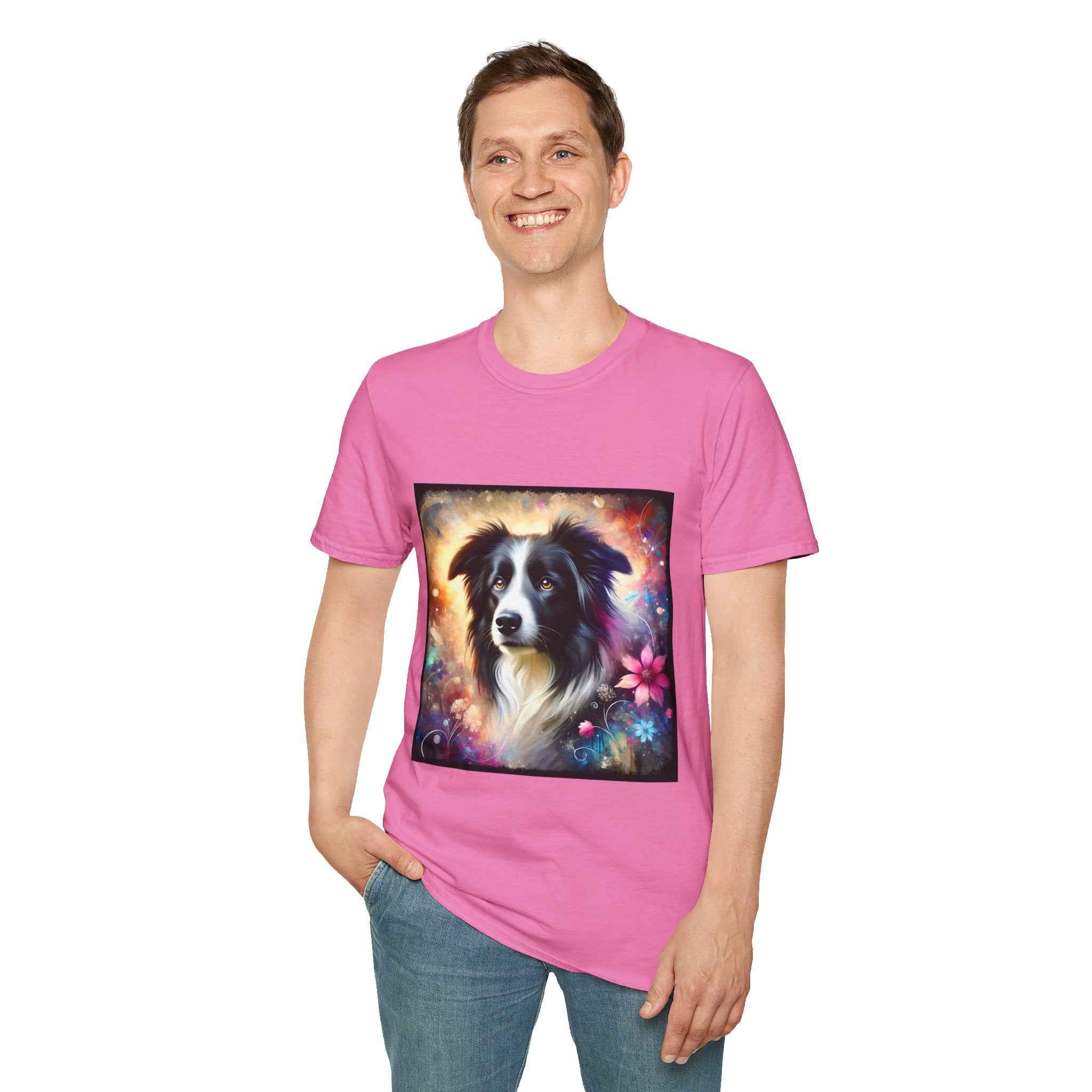Border Collie Cosmic Dream | Unisex Dog T-Shirt