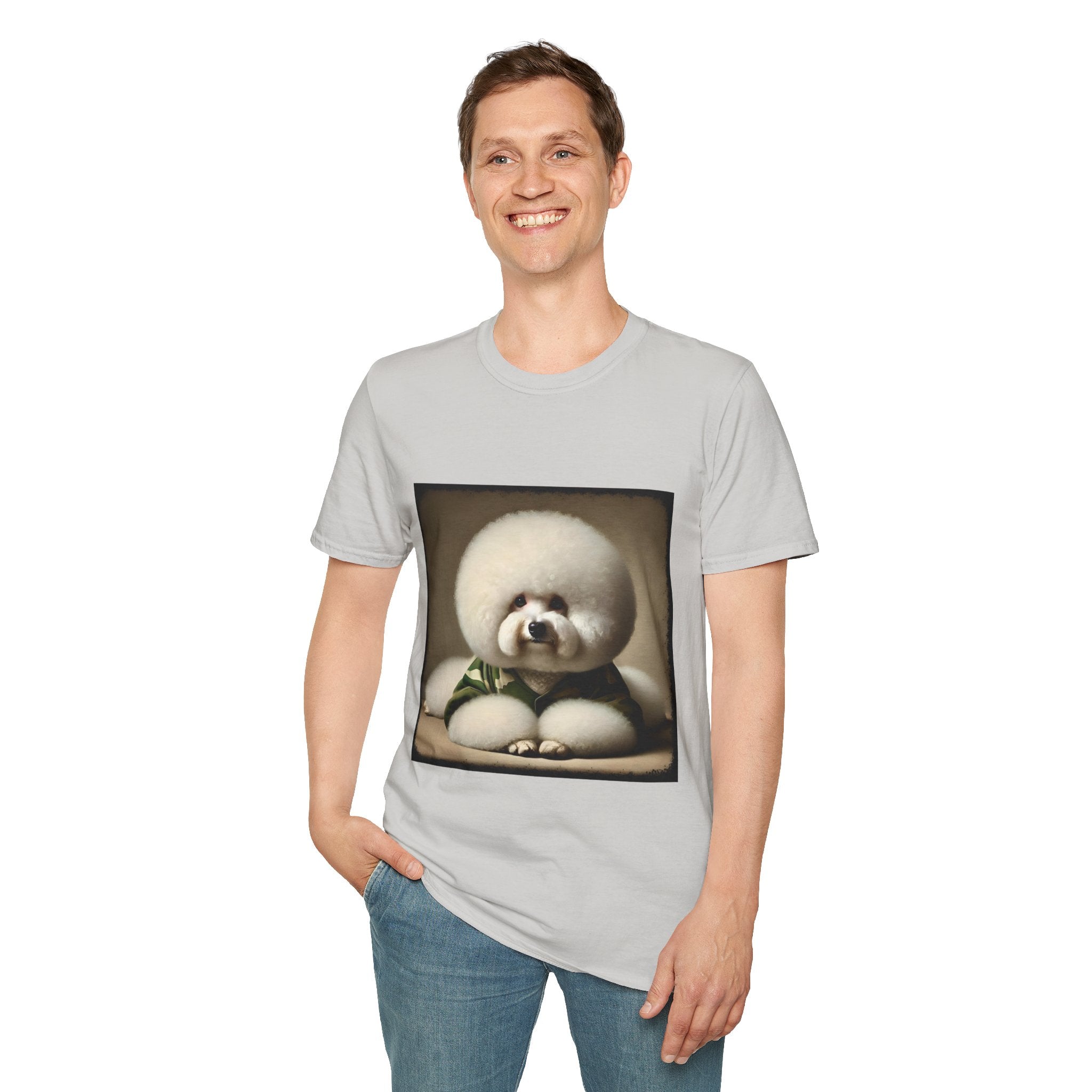 Bichon Frise Combat Cutie | Unisex Dog T-Shirt