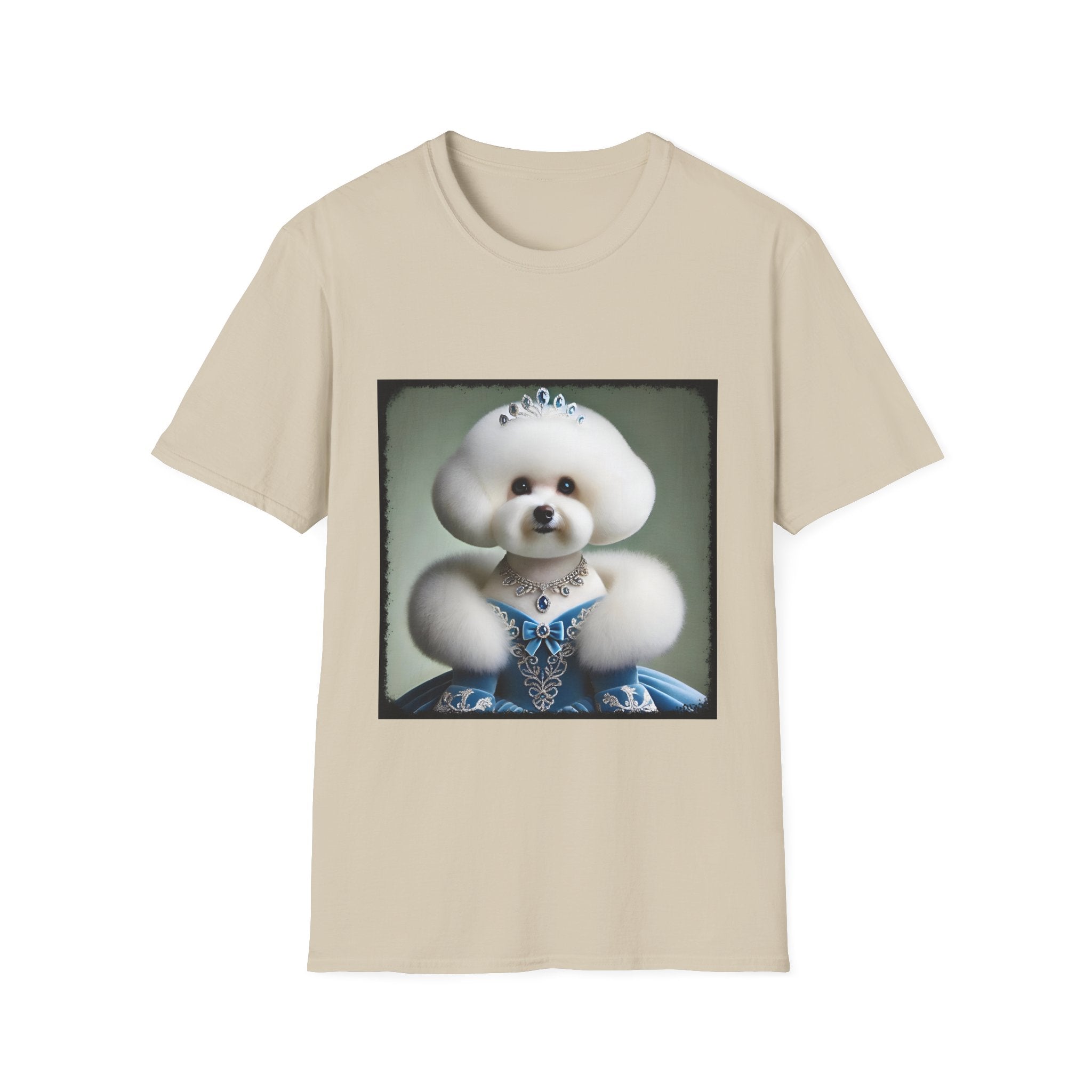 Bichon Frise Blue Belle | Unisex Dog T-Shirt