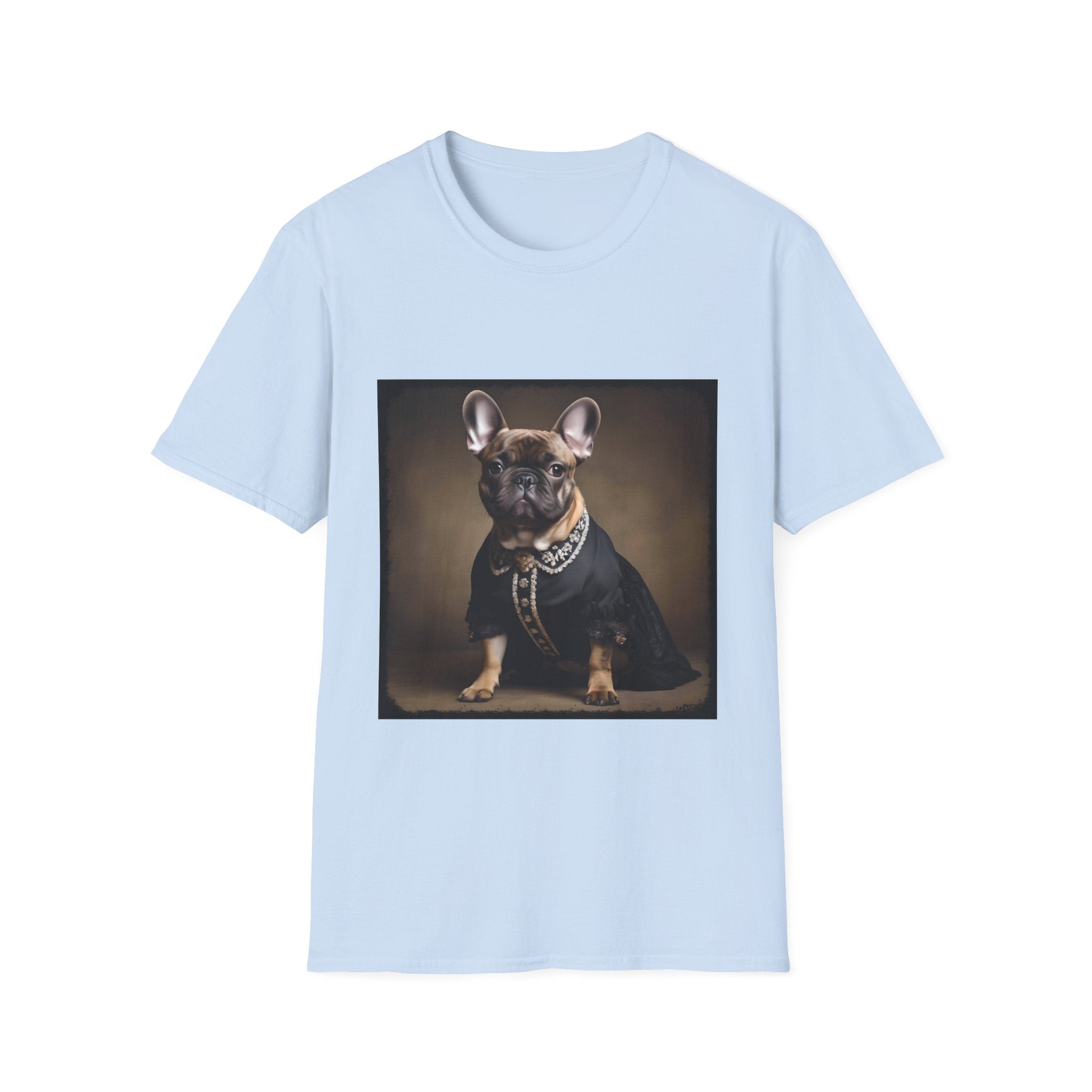 French Bulldog Portrait of a Lady | Unisex Dog T-Shirt
