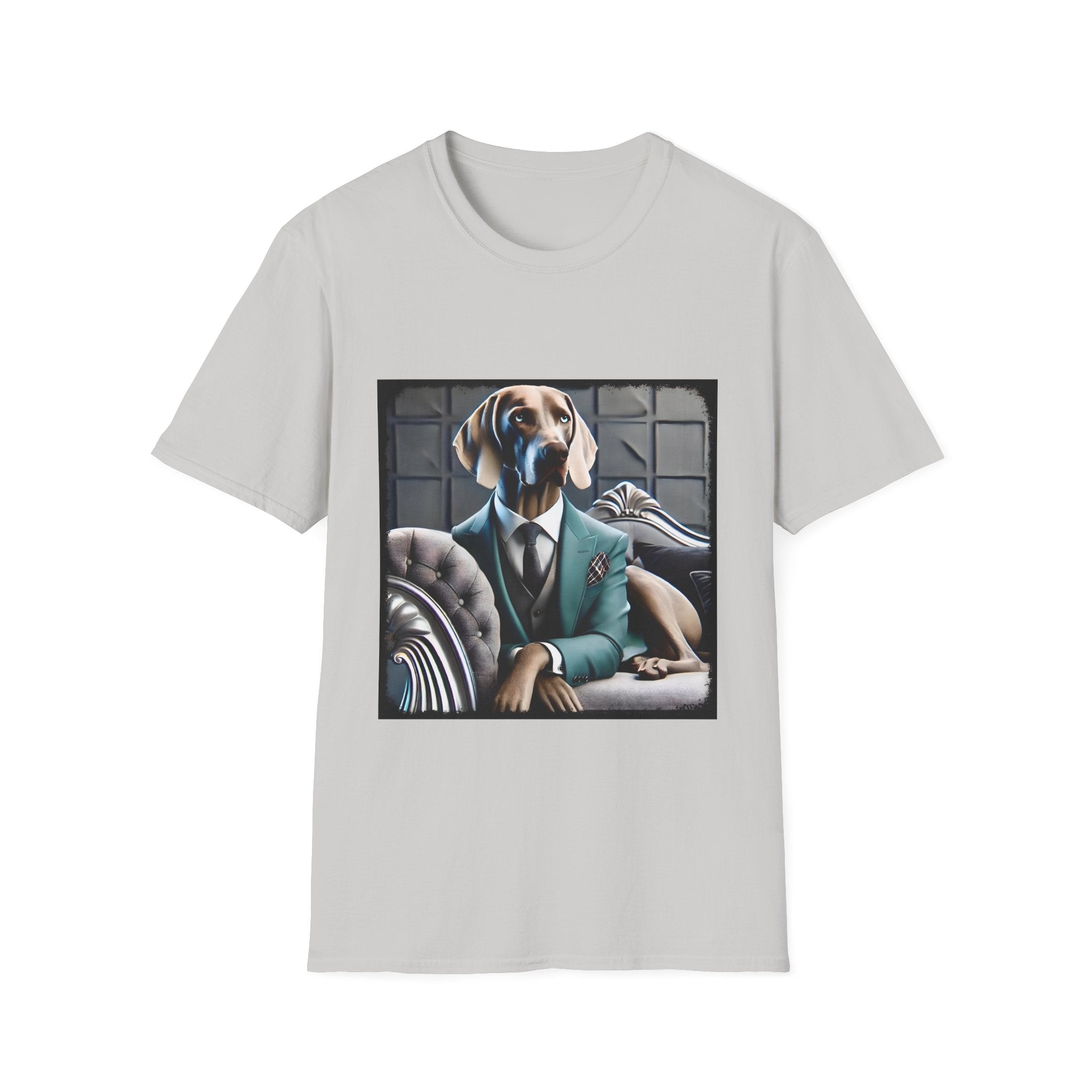 Weimaraner Teal Gent | Unisex Dog T-Shirt