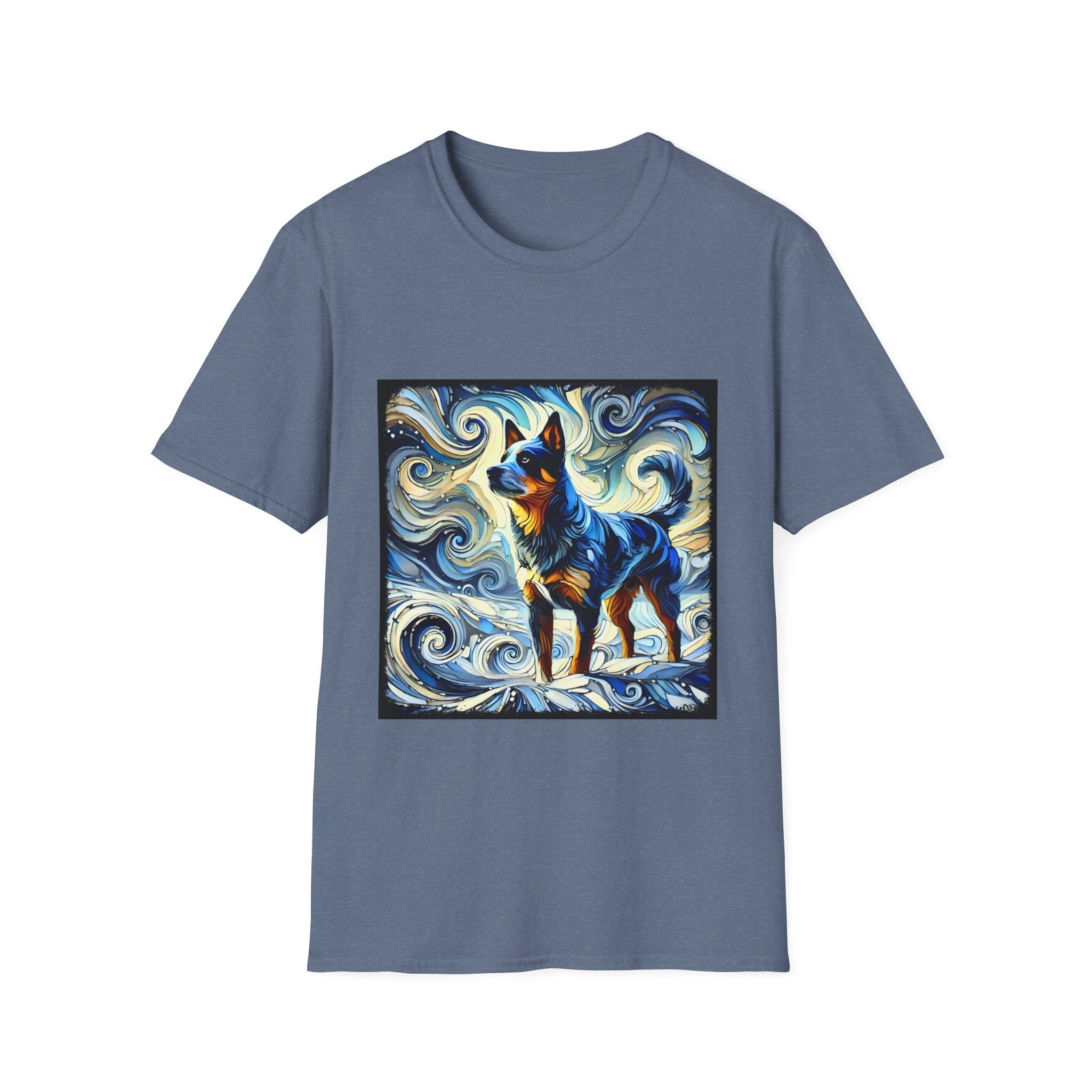 Australian Cattle Dog Blue Swirl | Unisex Dog T-Shirt