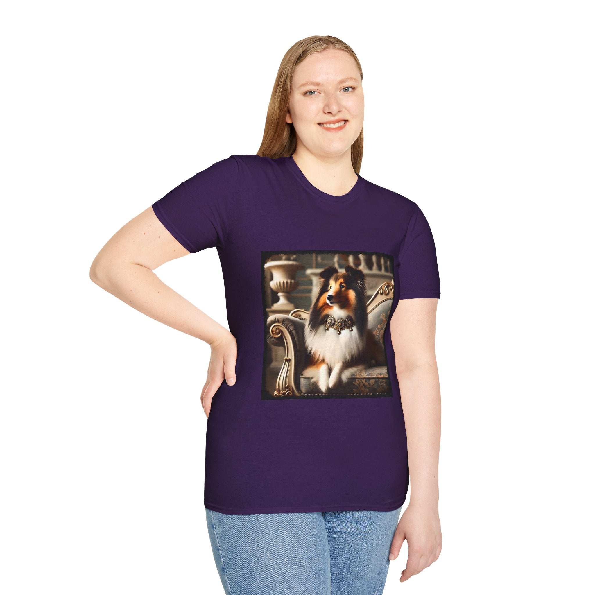 Shetland Sheepdog Luxurious Lady | Unisex Dog T-Shirt