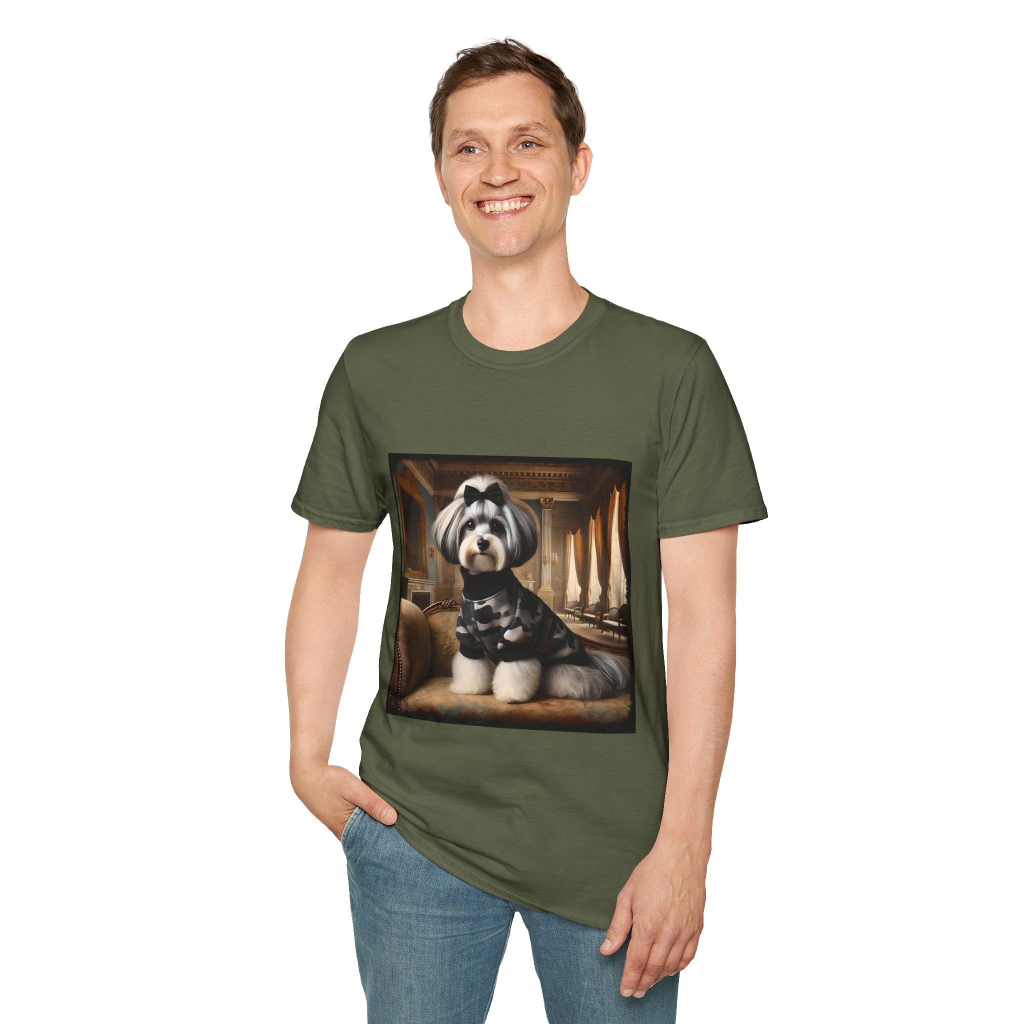 Havanese Posh Camo Cutie |  Unisex Dog T-Shirt
