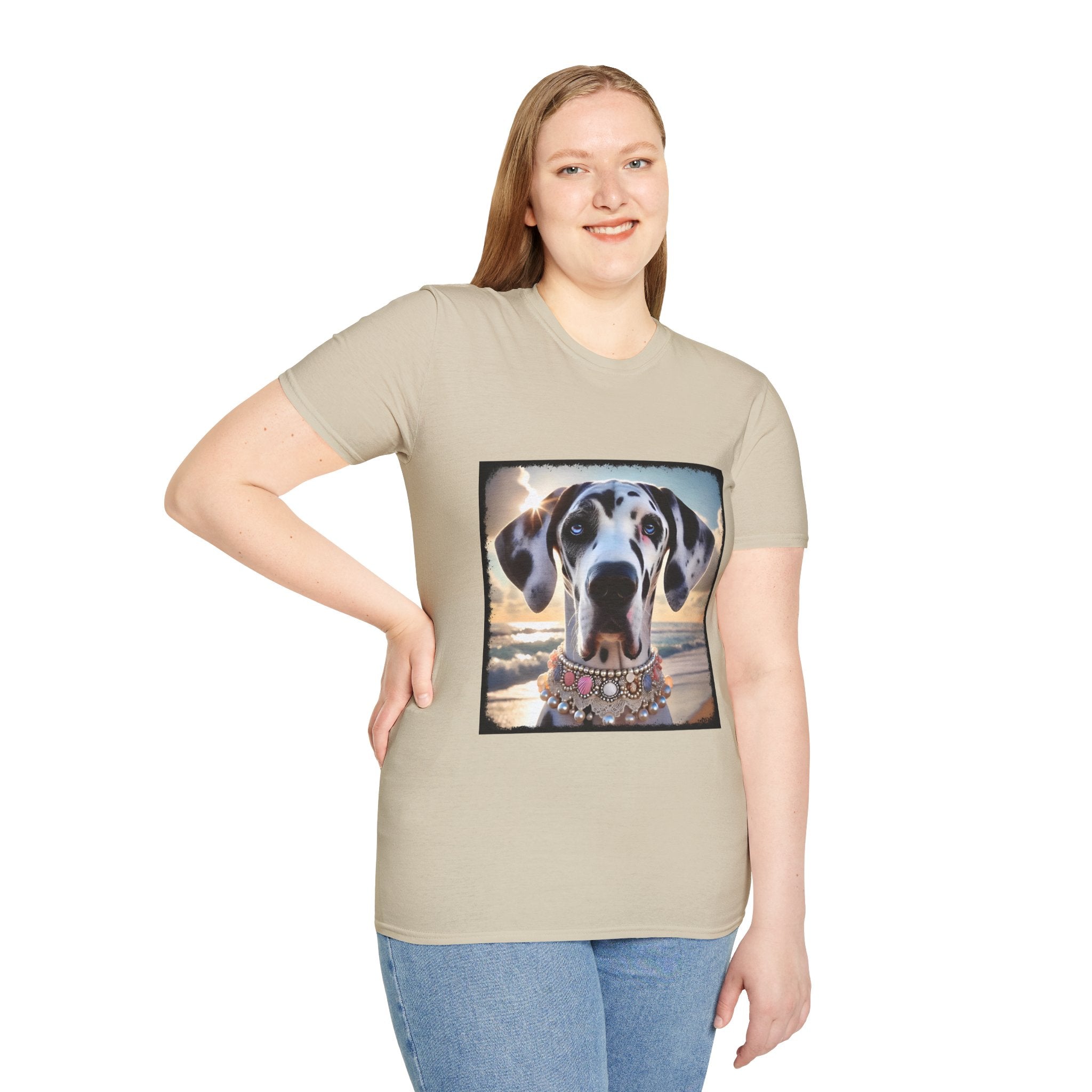 Great Dane Beach Babe | Unisex Dog T-Shirt