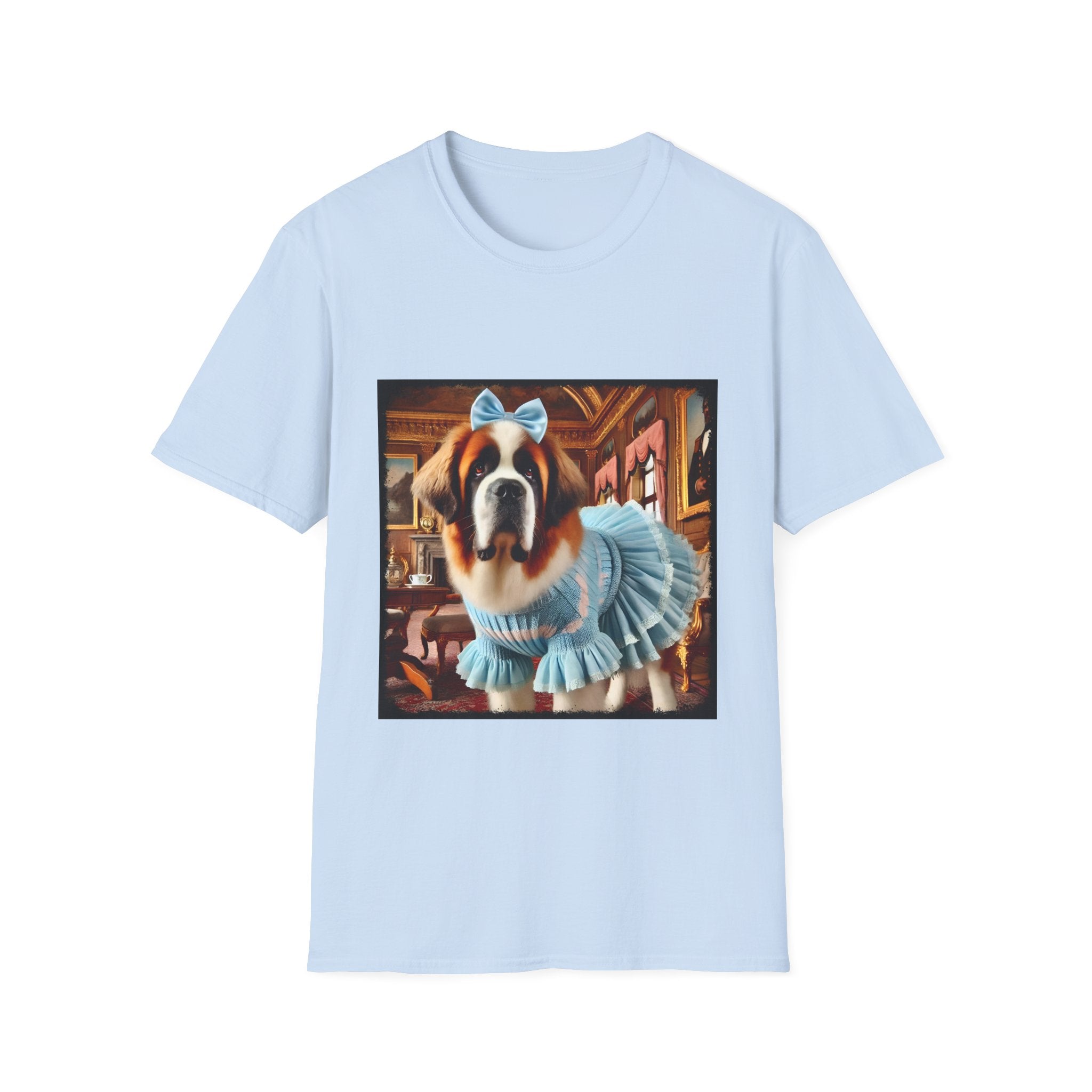 Saint Bernard Posh Pearl | Unisex Dog T-Shirt