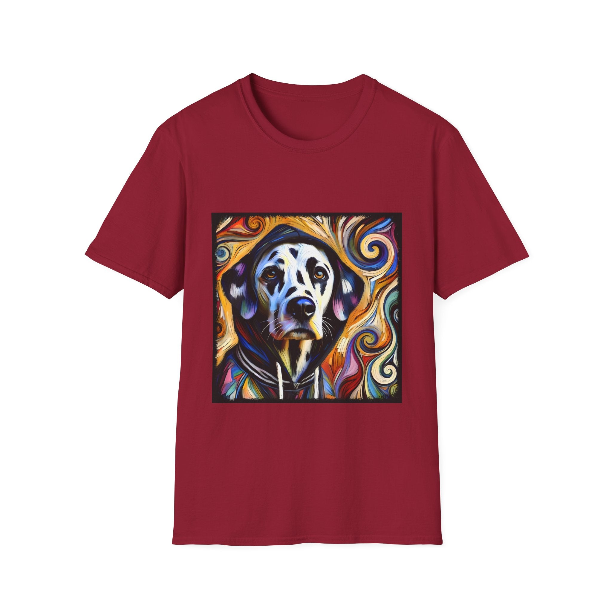Dalmatian Relaxed Swirl | Unisex Dog T-Shirt