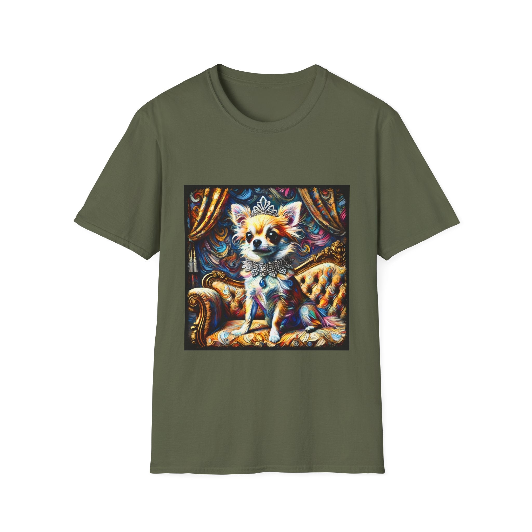 Chihuahua Diamond Diva Swirl | Unisex Dog T-Shirt
