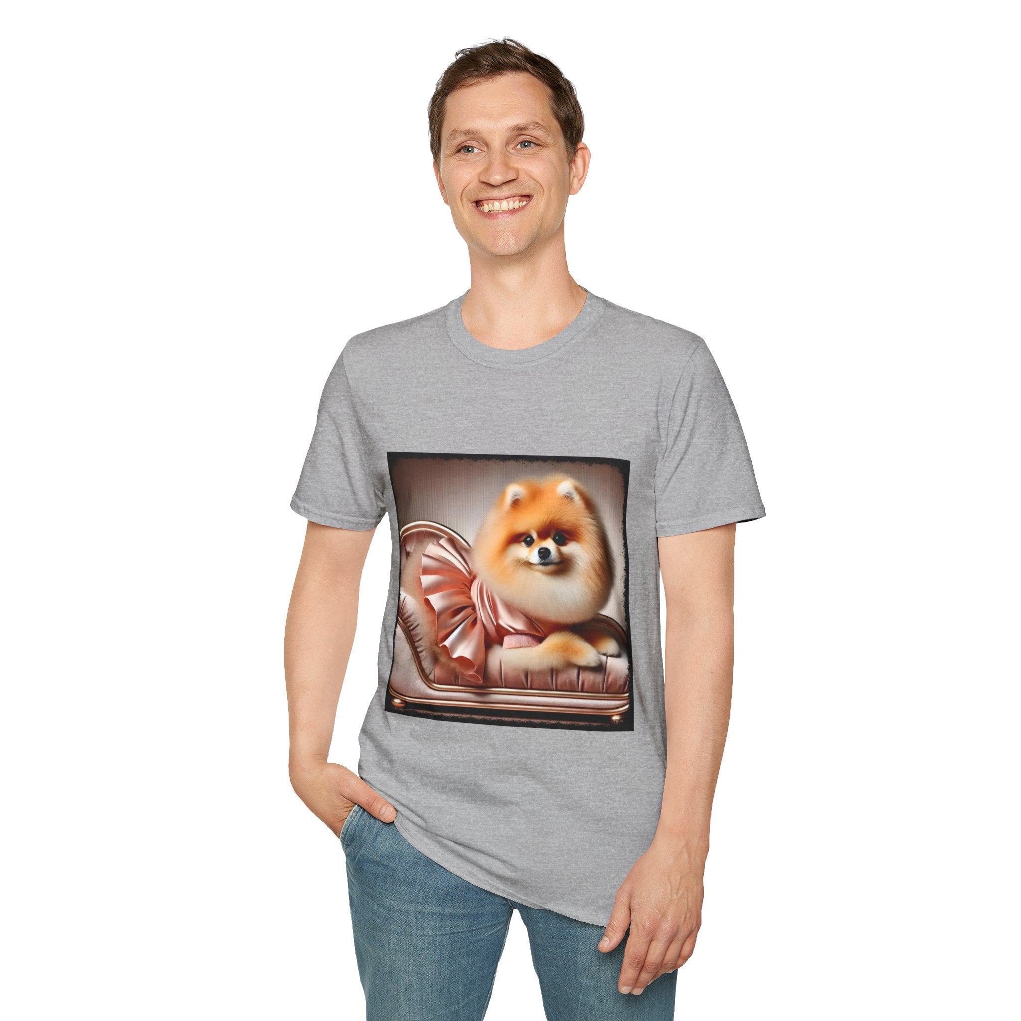 Pomeranian Peach Princess | Unisex Dog T-Shirt