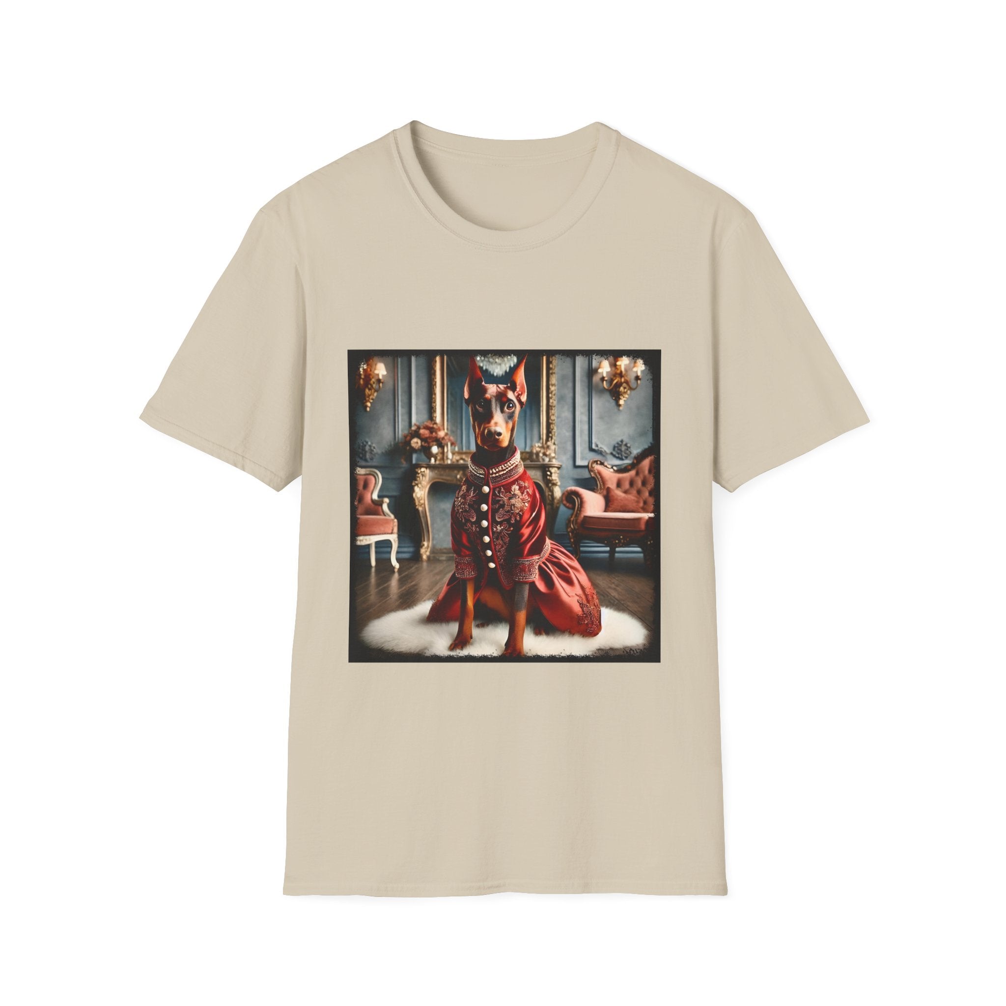 Doberman Pinscher Crimson Cutie | Unisex Dog T-Shirt