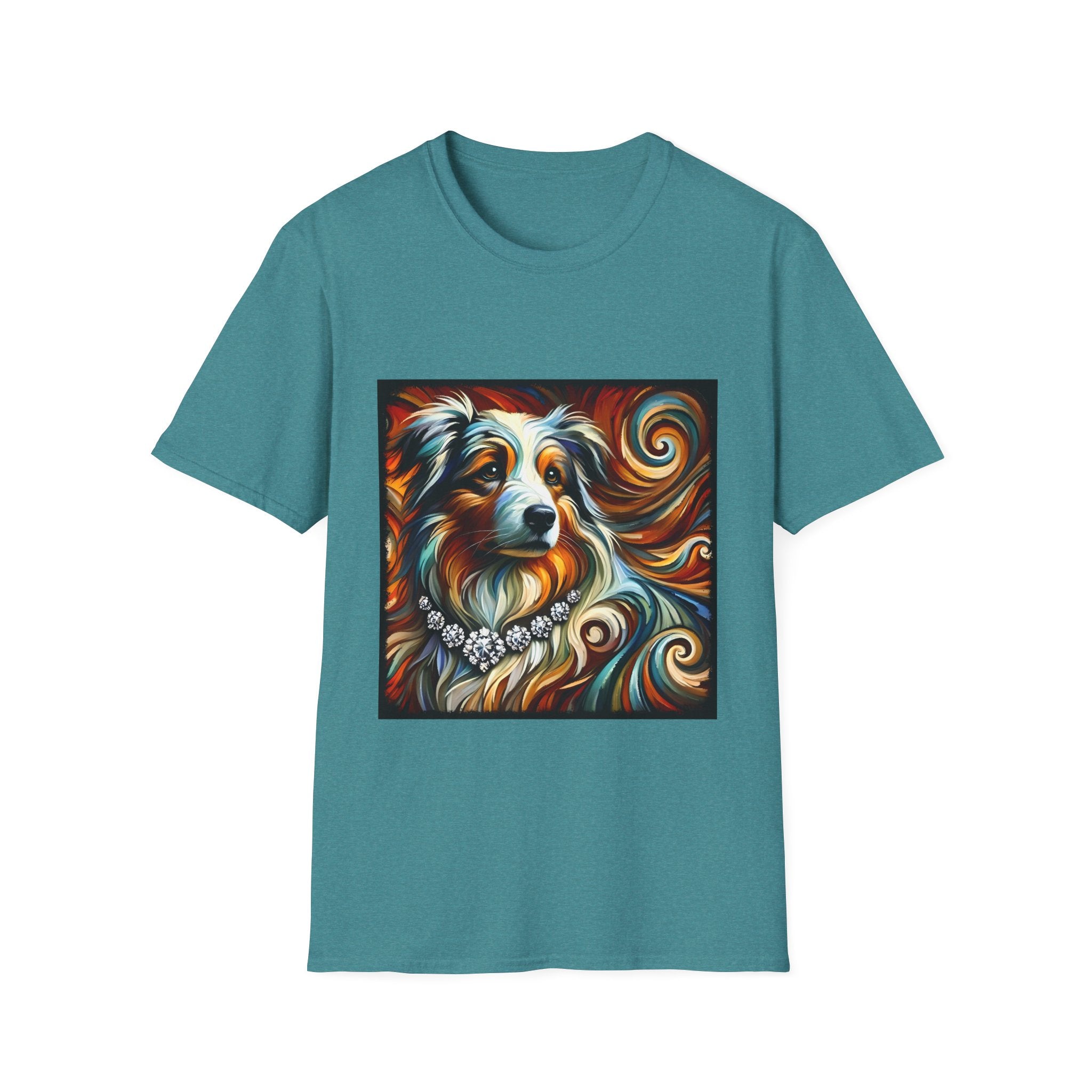 Australian Shepherd Diamond Swirl | Unisex Dog T-Shirt