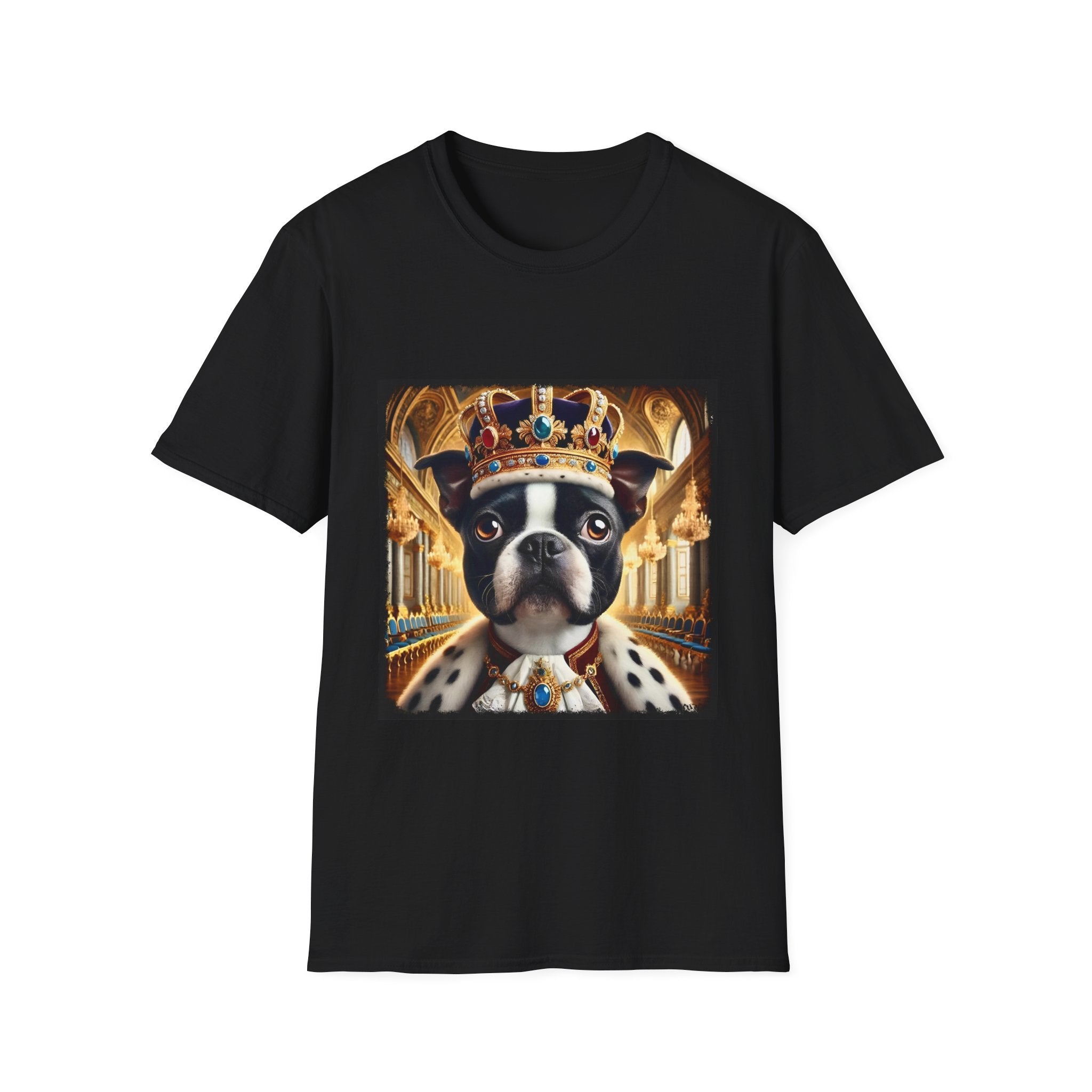 Unisex Boston Terrier graphic tee Mighty Monarch