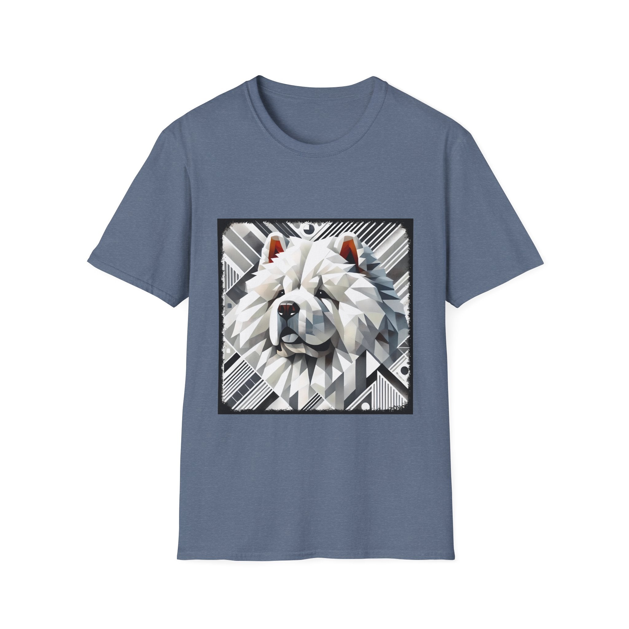 Chow Chow Snow Geometric | Unisex Dog T-Shirt