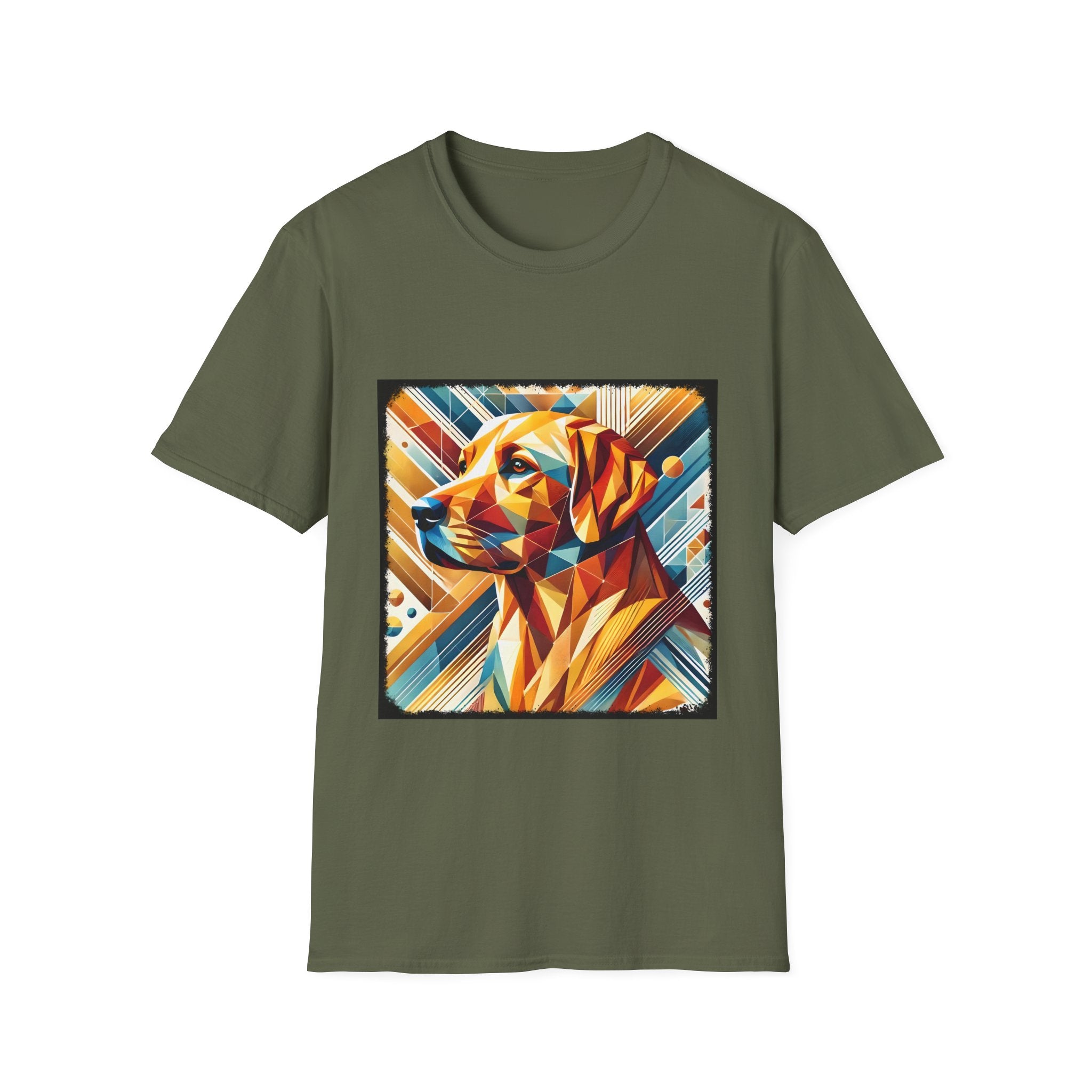 Labrador Retriever Vivid Geometric | Unisex Dog T-Shirt