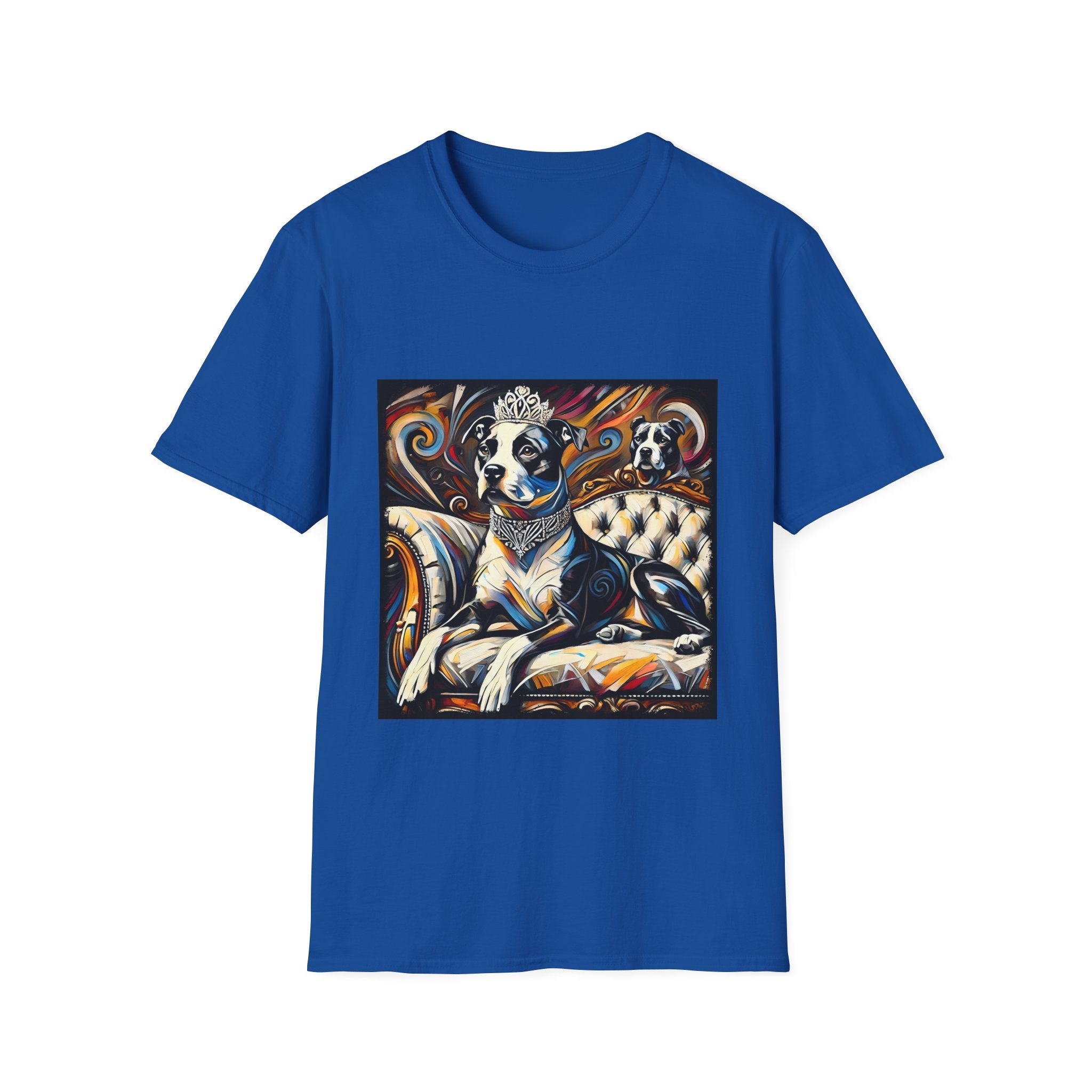 American Pit Bull Terrier Bold Princess Swirl  | Unisex Dog T-Shirt