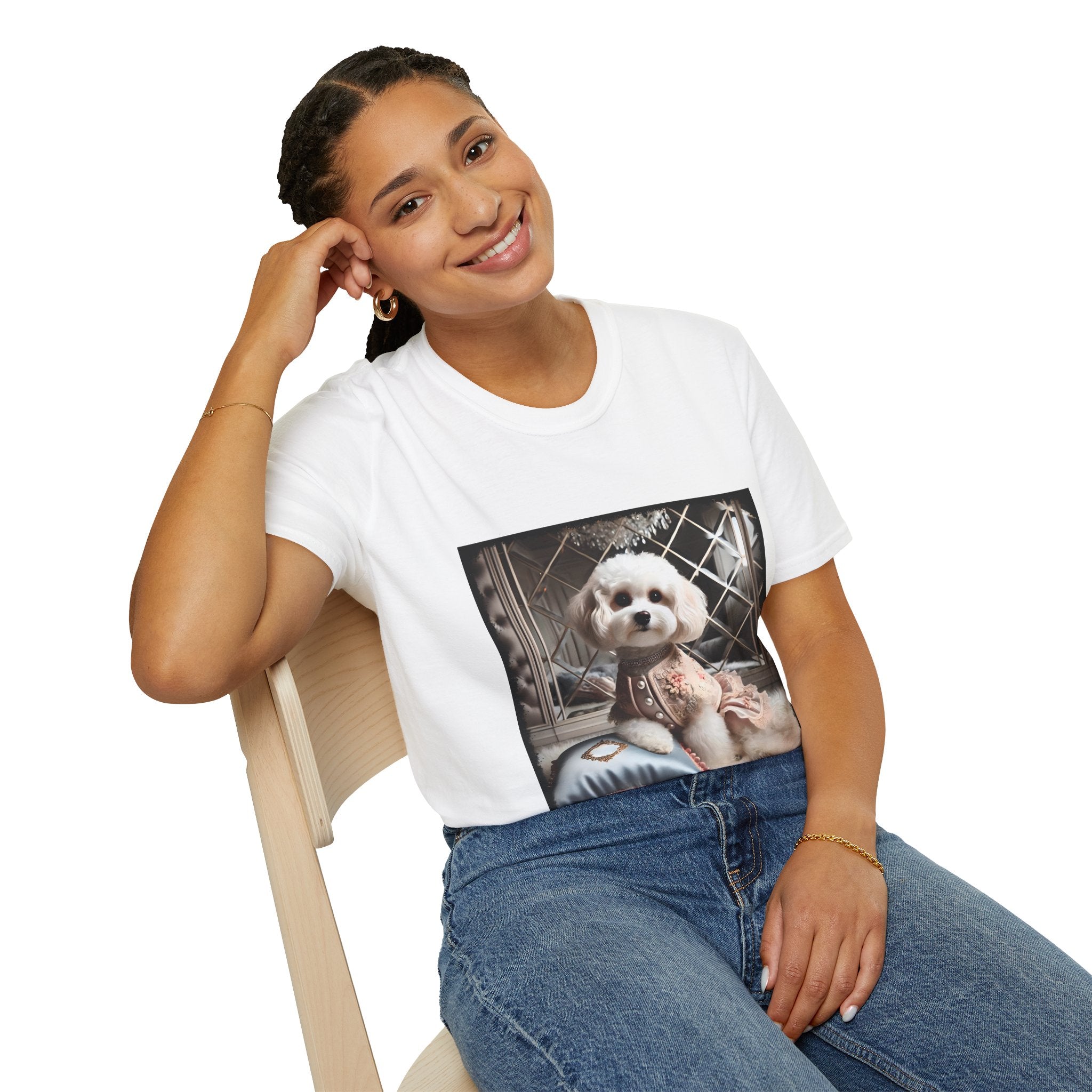 Cavapoo Parisian Princess | Unisex Dog T-Shirt