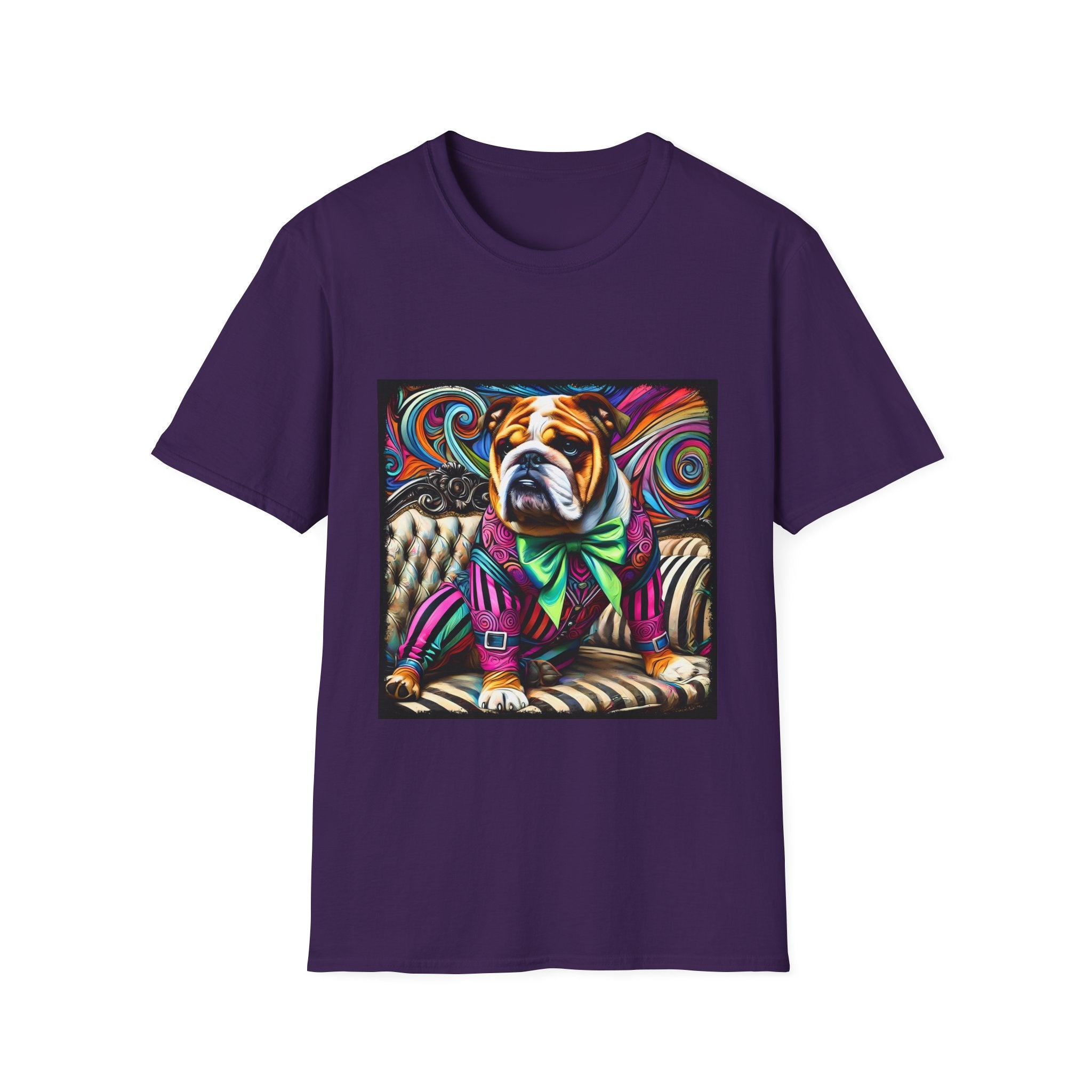 Bulldog Bold Rocker | Unisex Dog T-Shirt