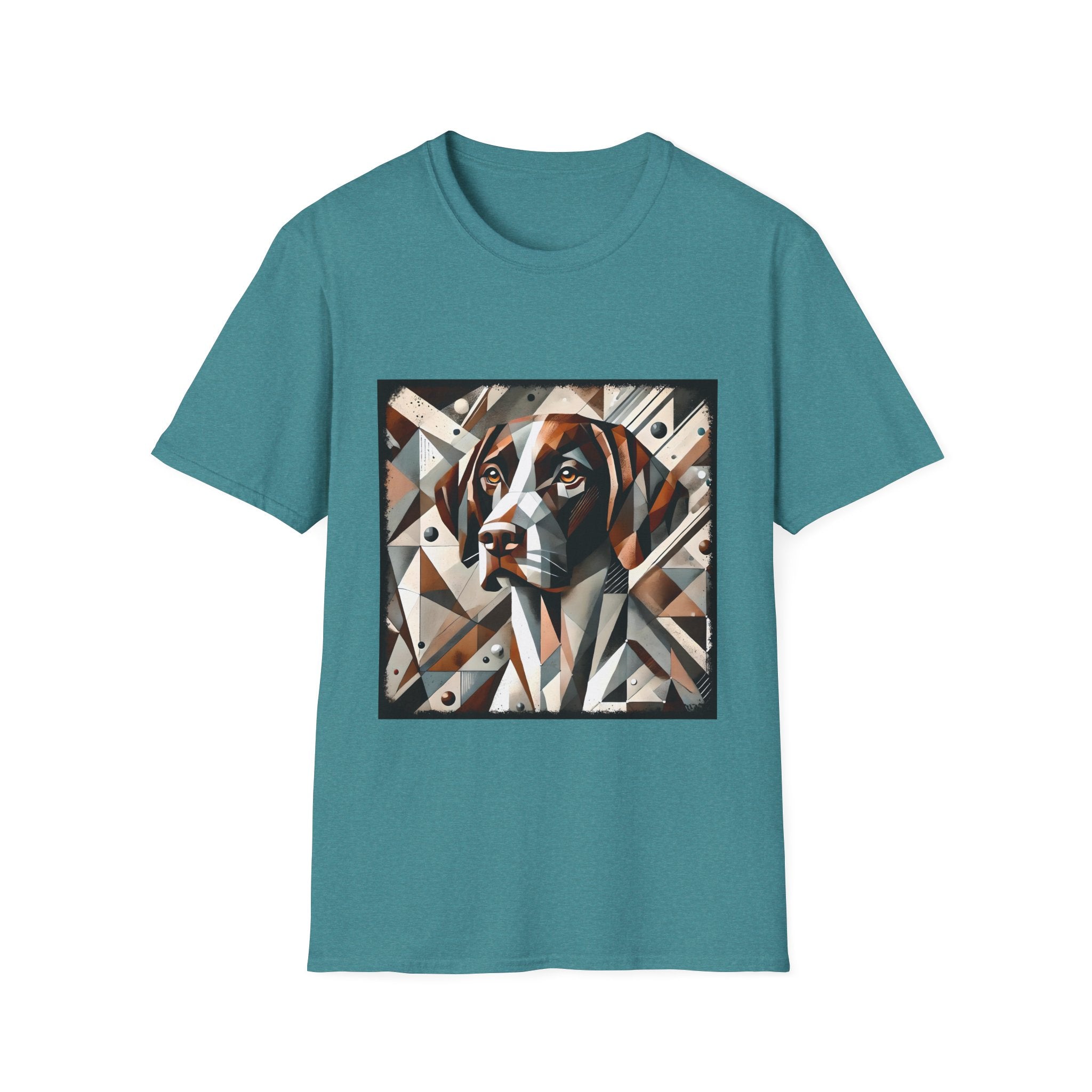 German Shorthaired Pointer Warm Geometric | Unisex Dog T-Shirt