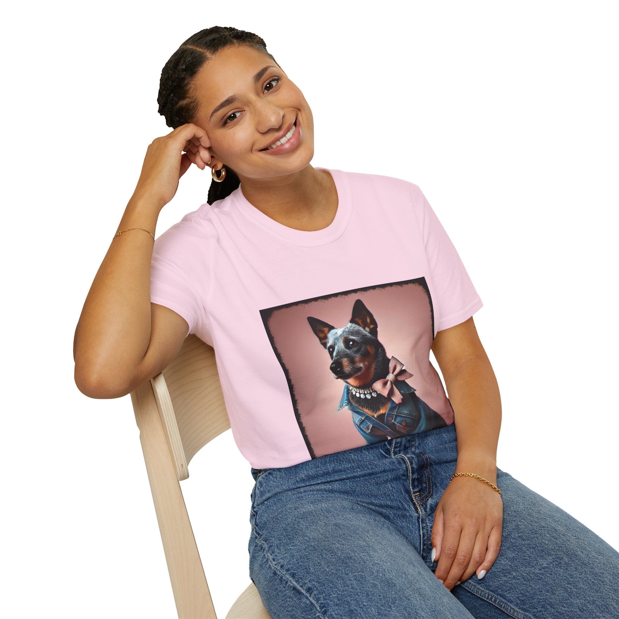 Australian Cattle Dog Denim Diva | Unisex Dog T-Shirt