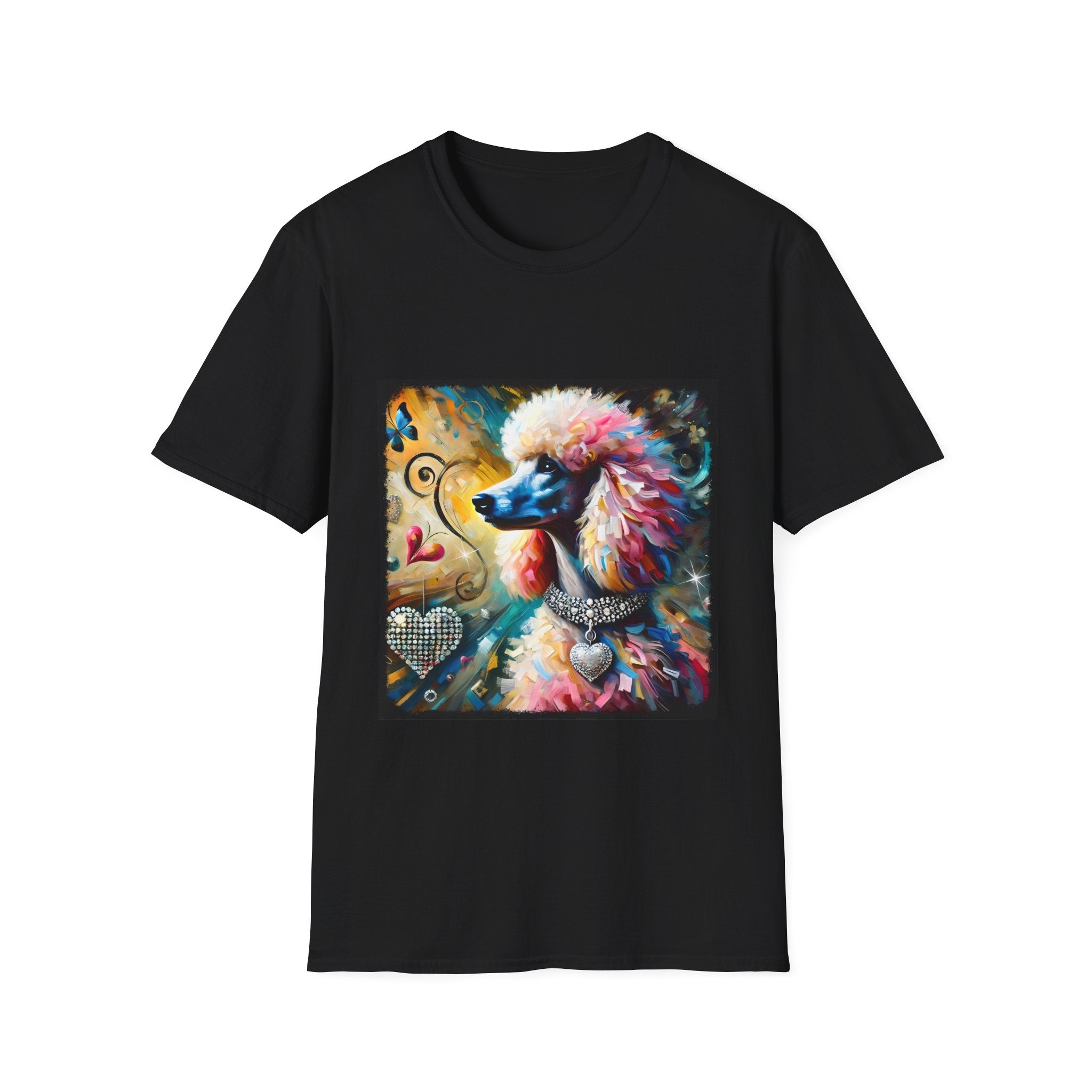 Poodle Diamond Heart Classic | Unisex Dog T-Shirt