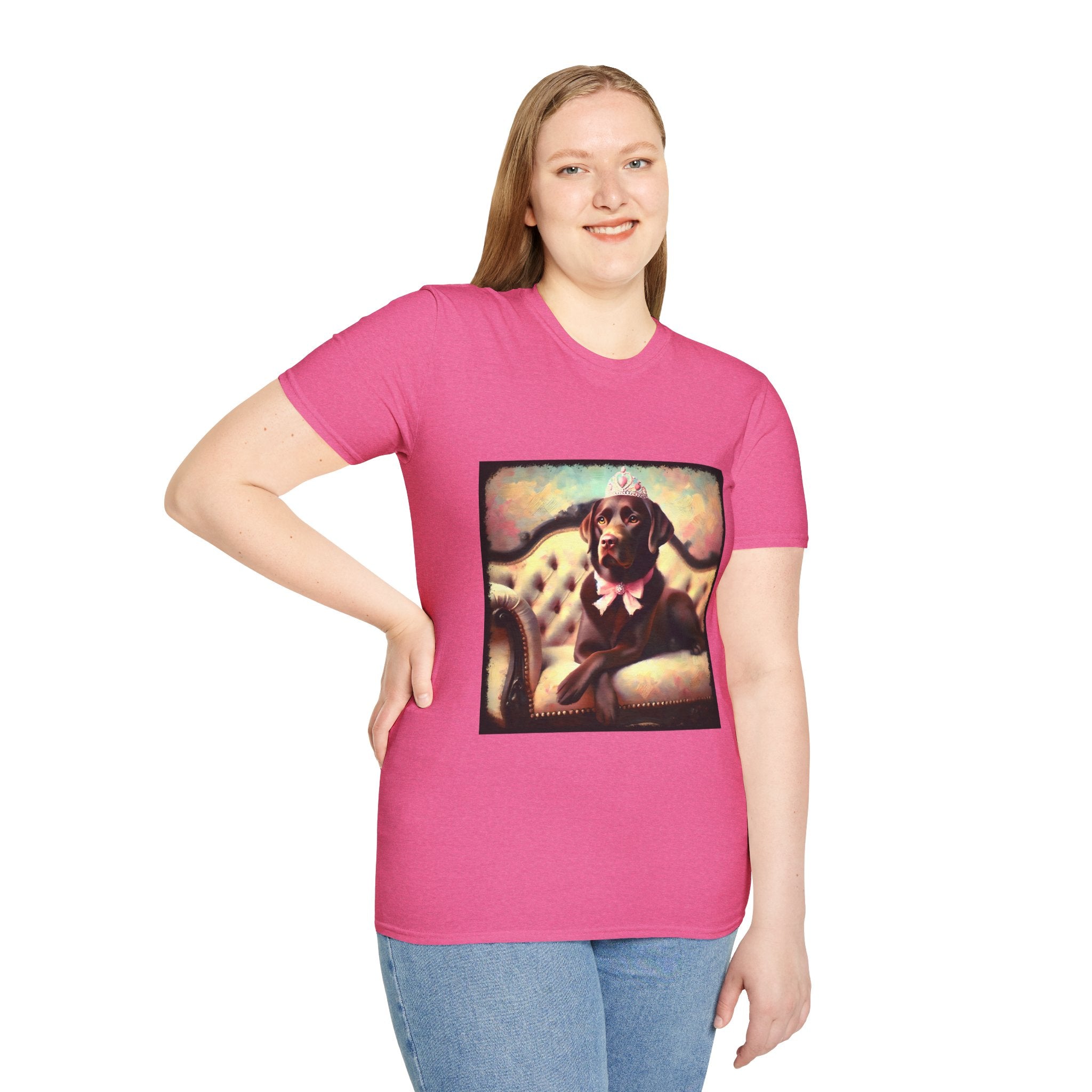 Labrador Retriever Poised Princess Classic | Unisex Dog T-Shirt