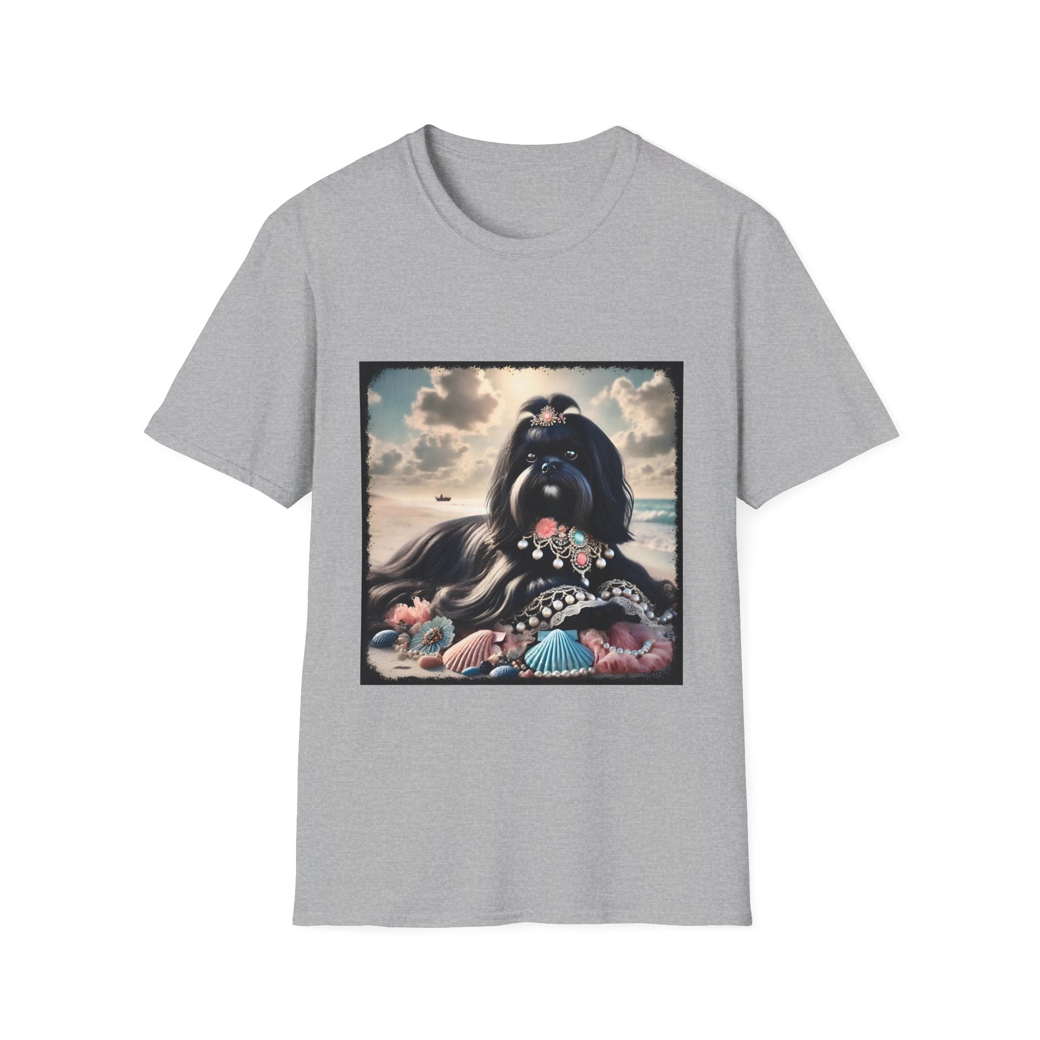 Shih Tzu Shell Chic | Unisex Dog T-Shirt