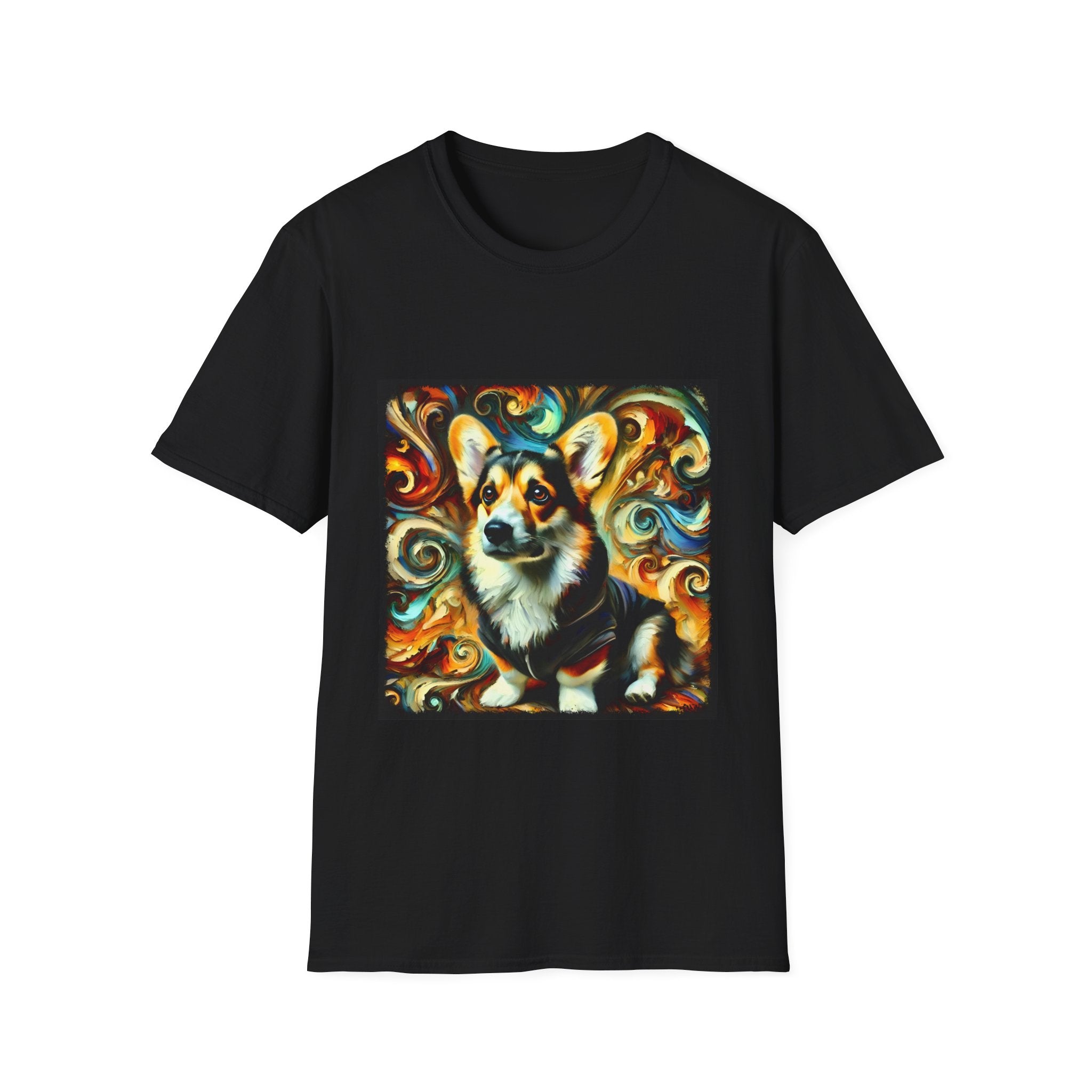 Pembroke Welsh Corgi Urban Bean Swirl | Unisex Dog T-Shirt