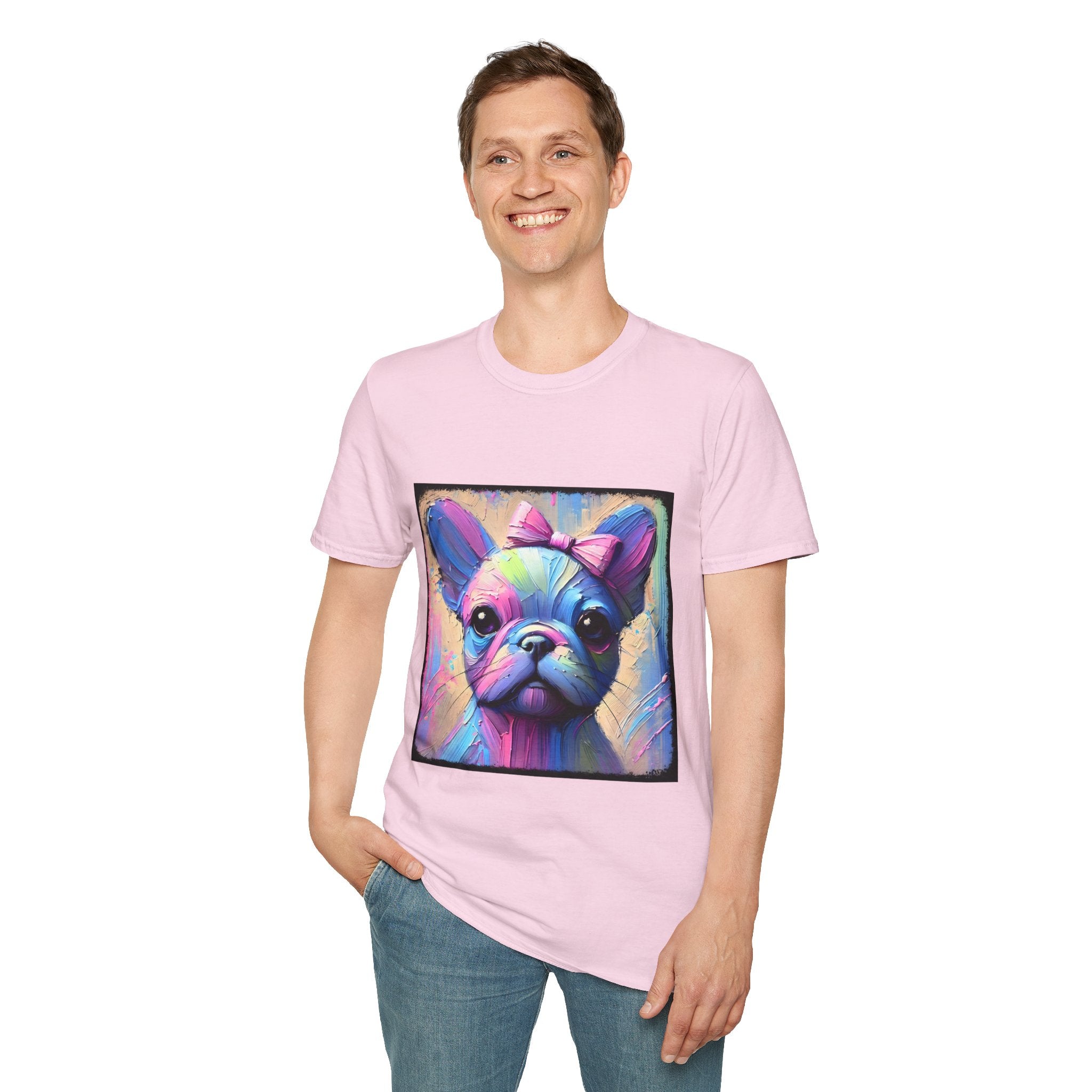 French Bulldog Neon Classic | Unisex Dog T-Shirt